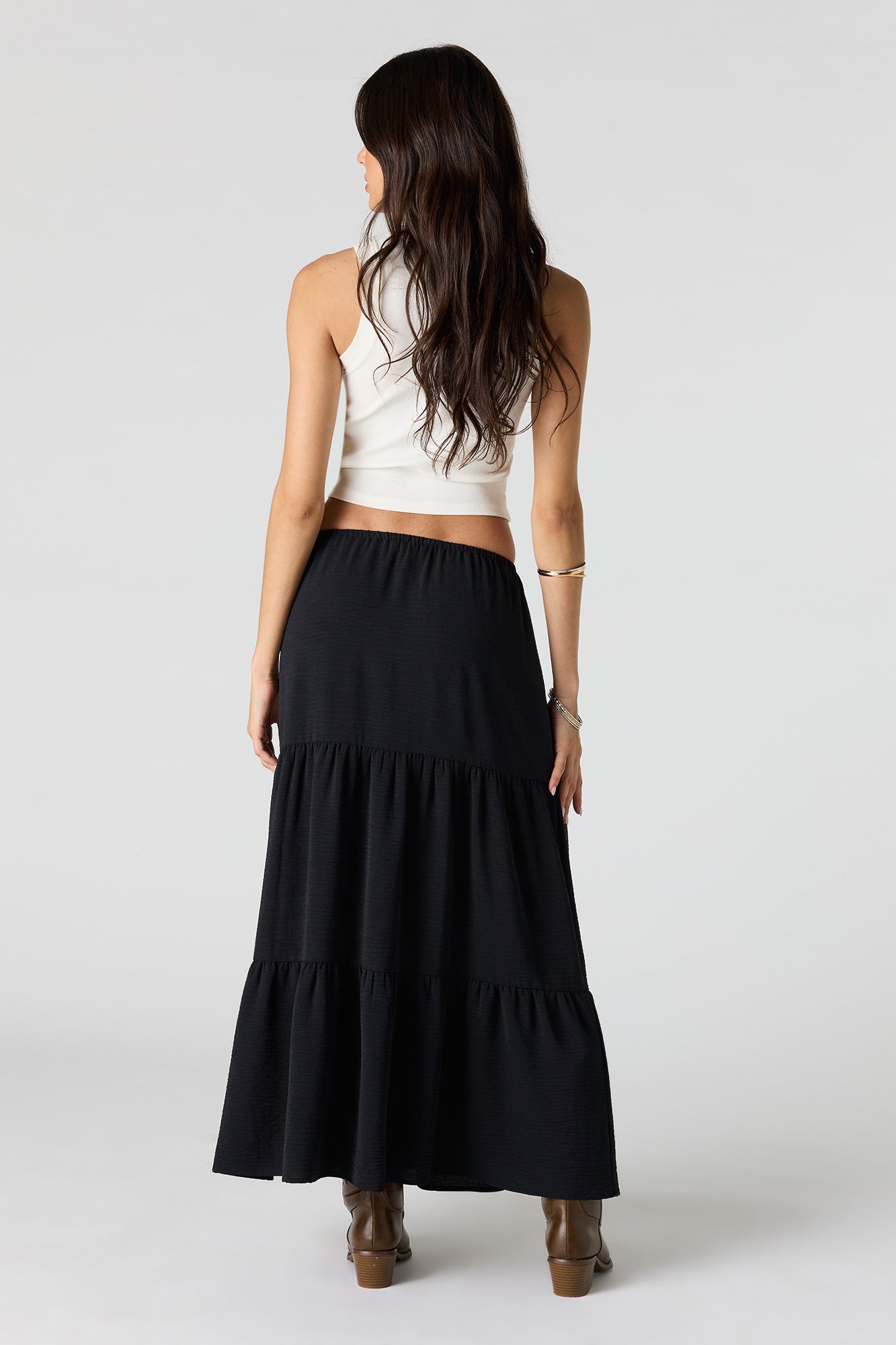 Tiered Maxi Skirt