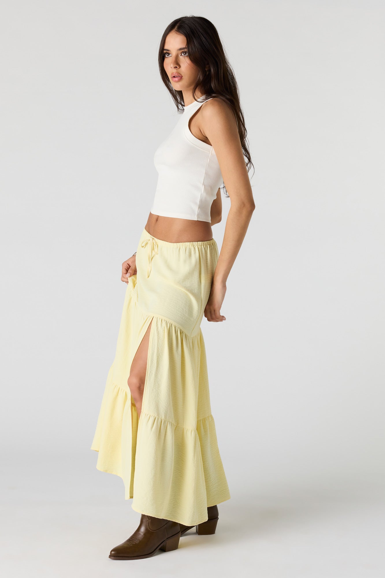 Tiered Maxi Skirt