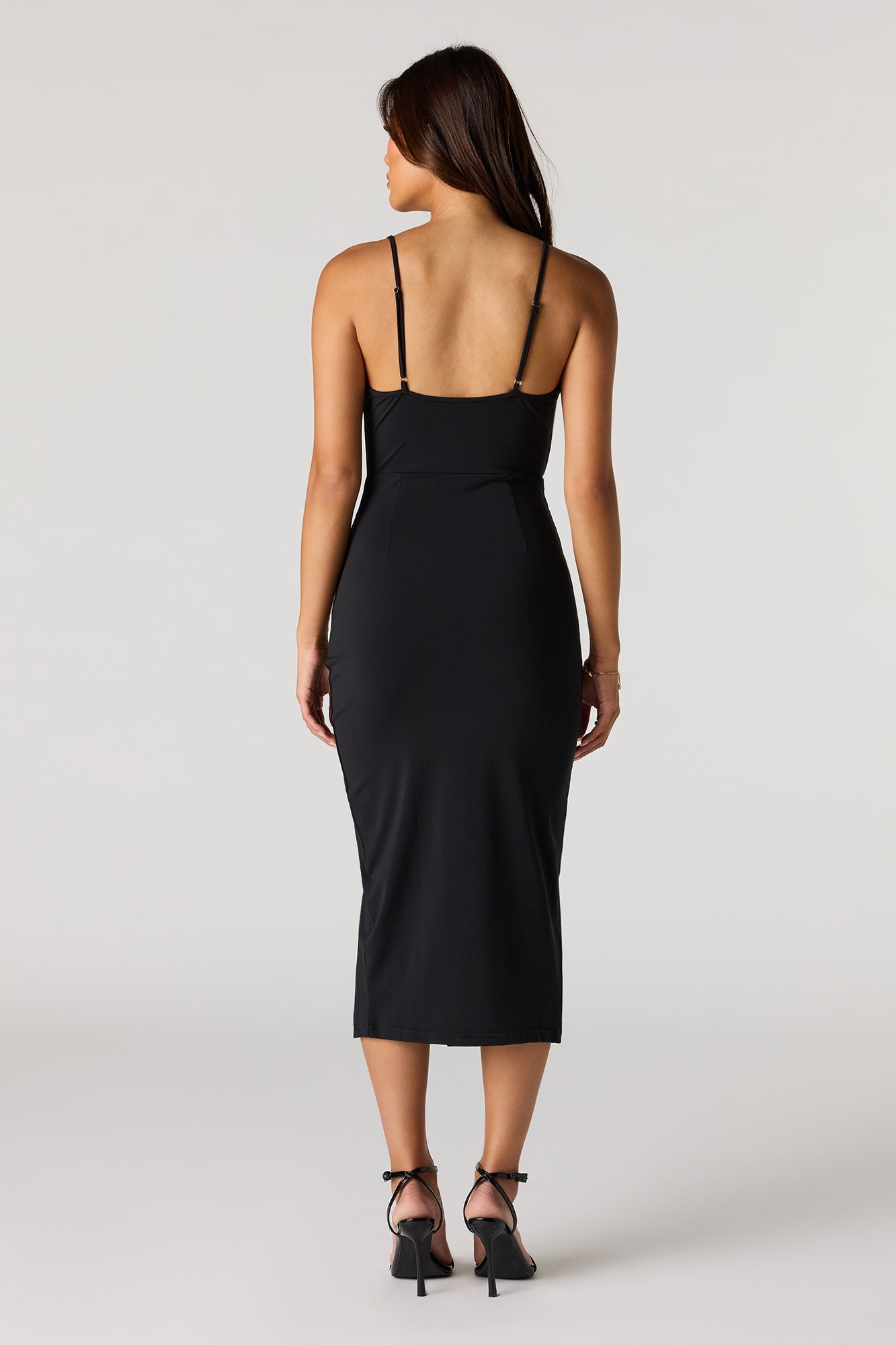Sweetheart Midi Wrap Dress