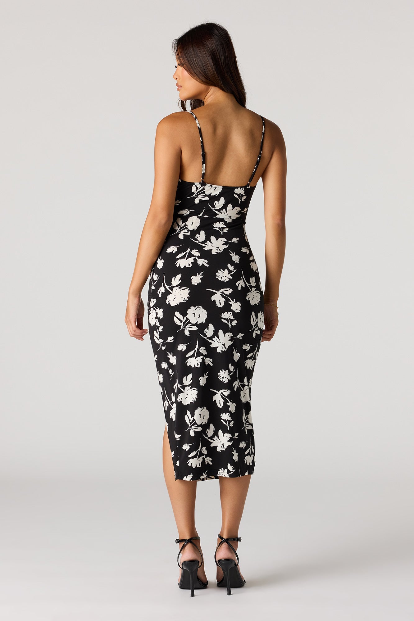 Sweetheart Midi Wrap Dress