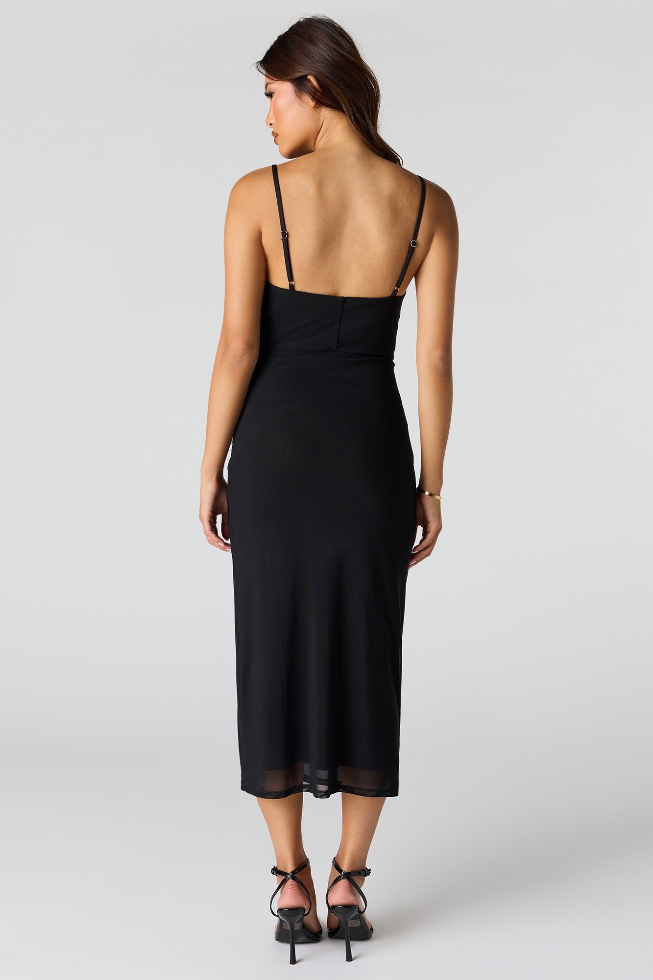 Mesh Midi Dress