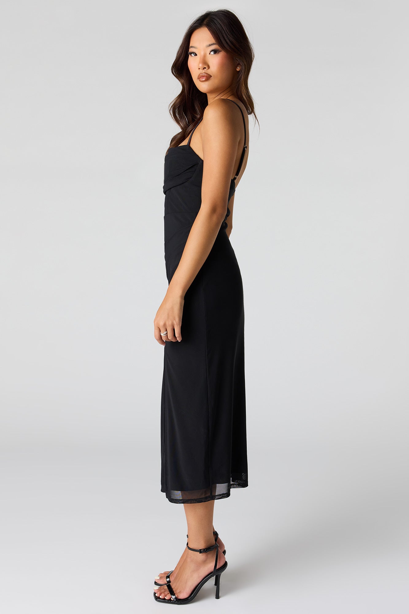 Mesh Midi Dress