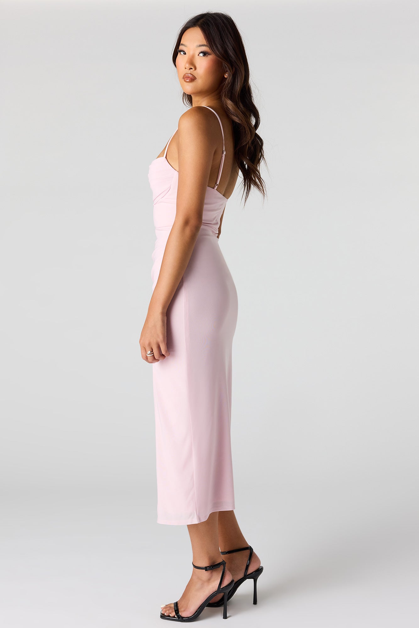 Mesh Midi Dress