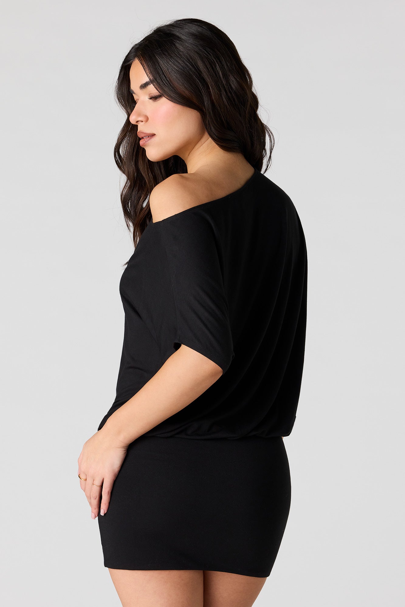 Off Shoulder Mini Dress