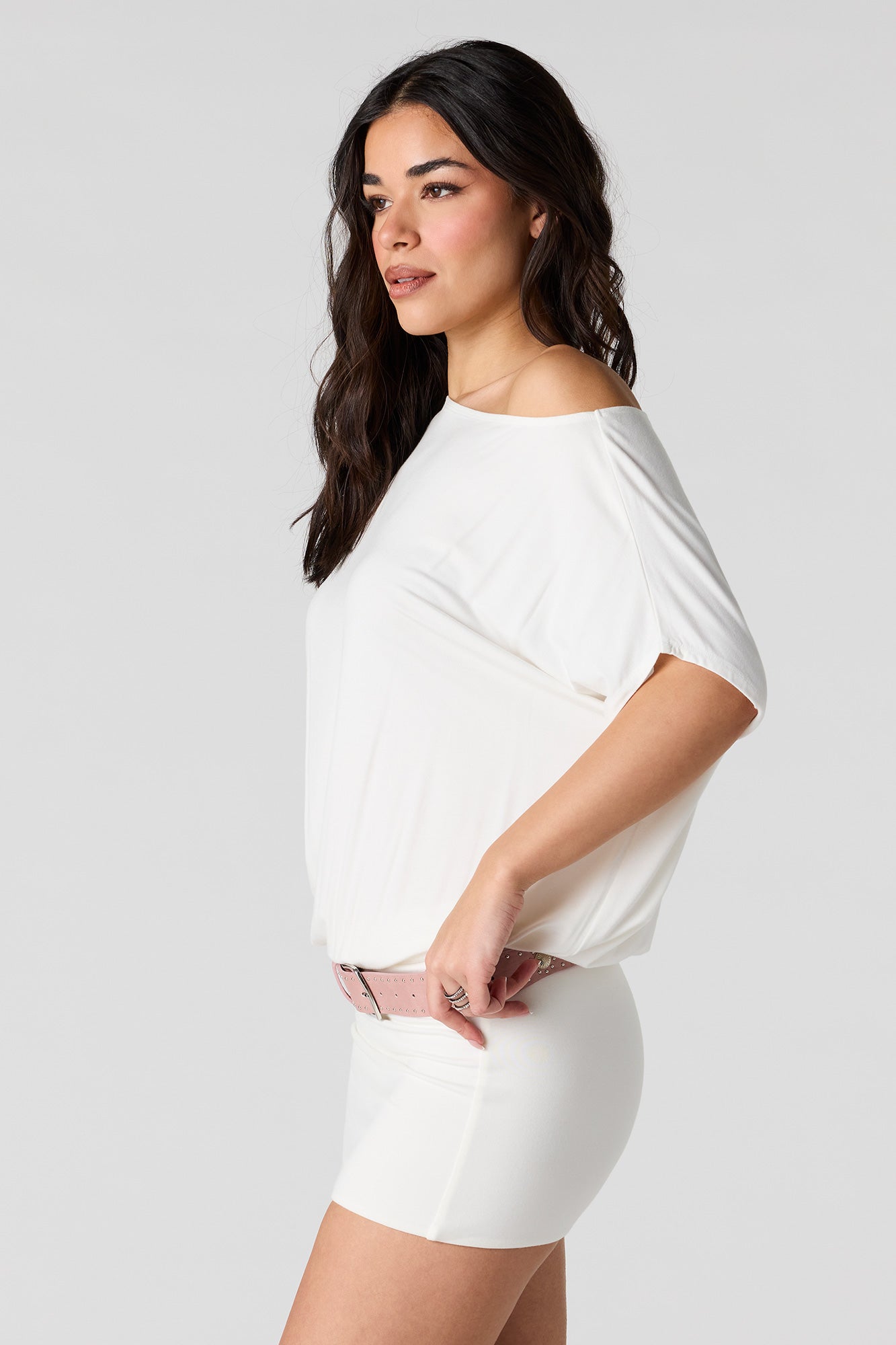 Off Shoulder Mini Dress