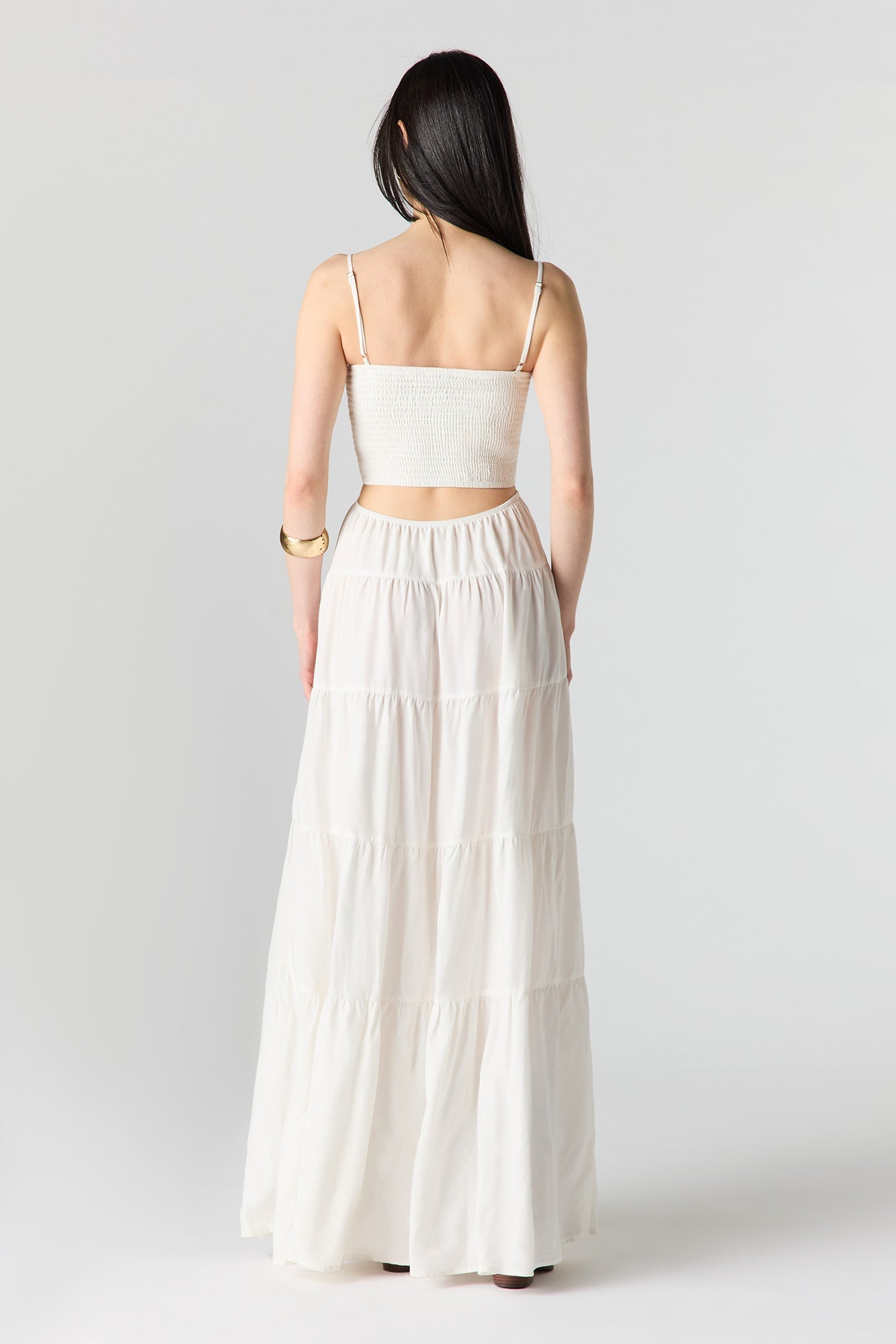 Smocked Tiered Maxi Dress