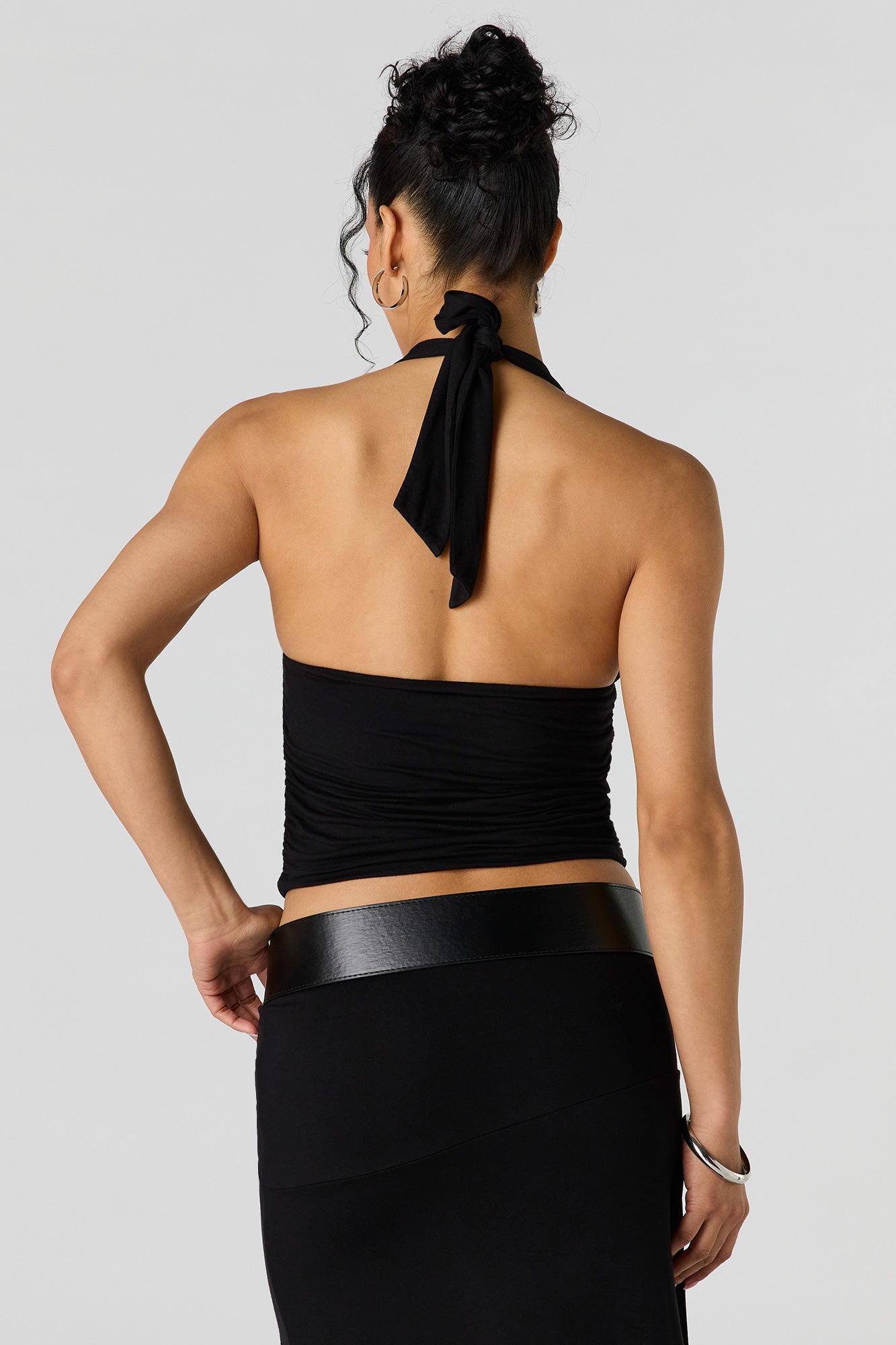 V-Neck Halter Top