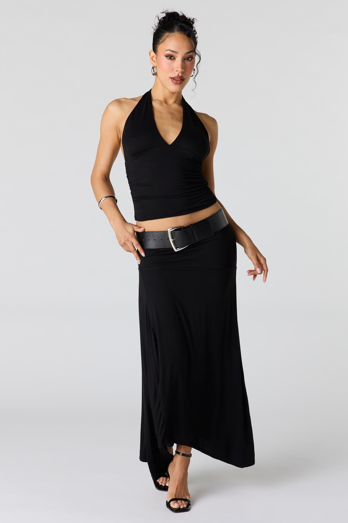 V-Neck Halter Top