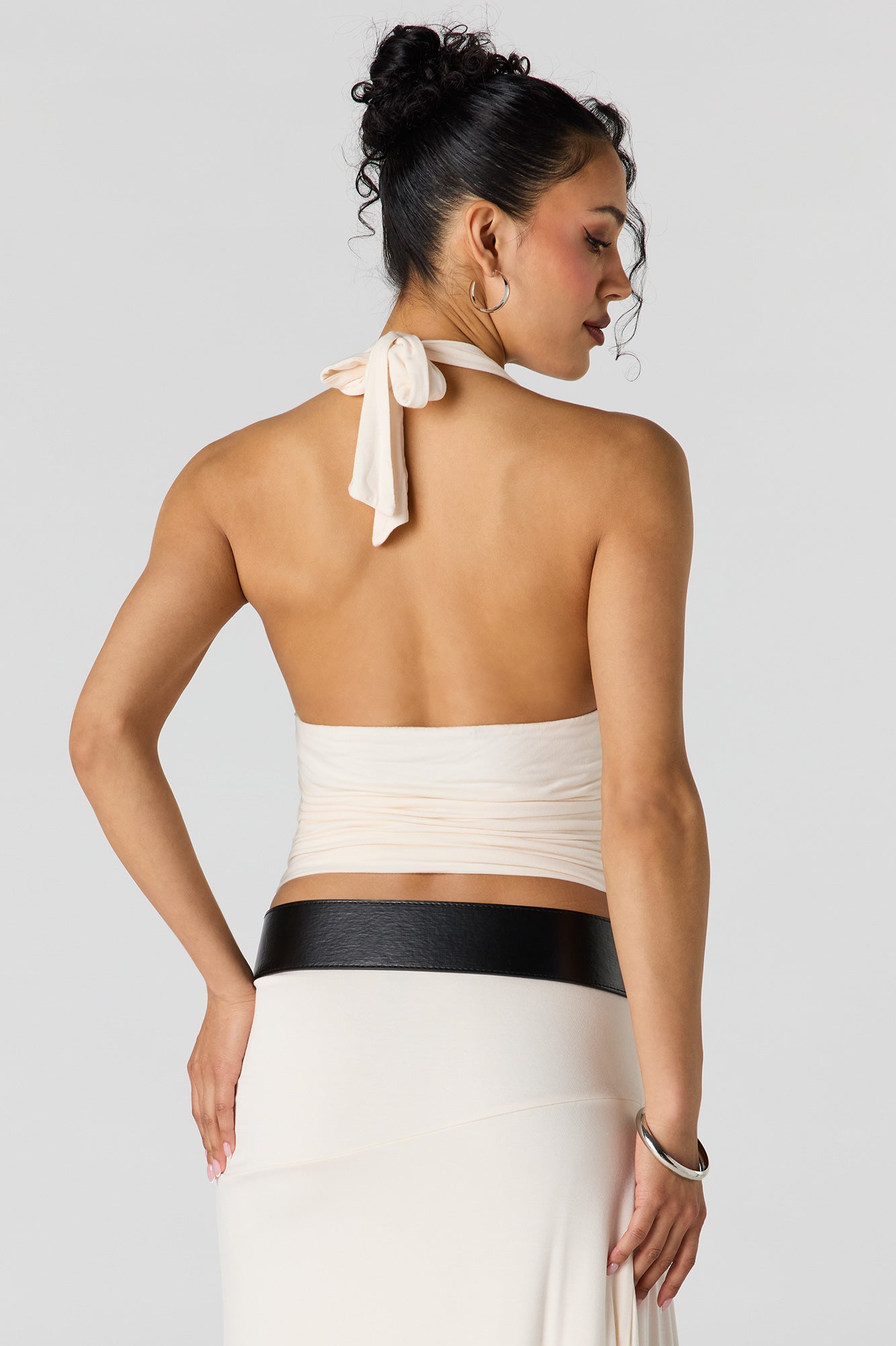 V-Neck Halter Top