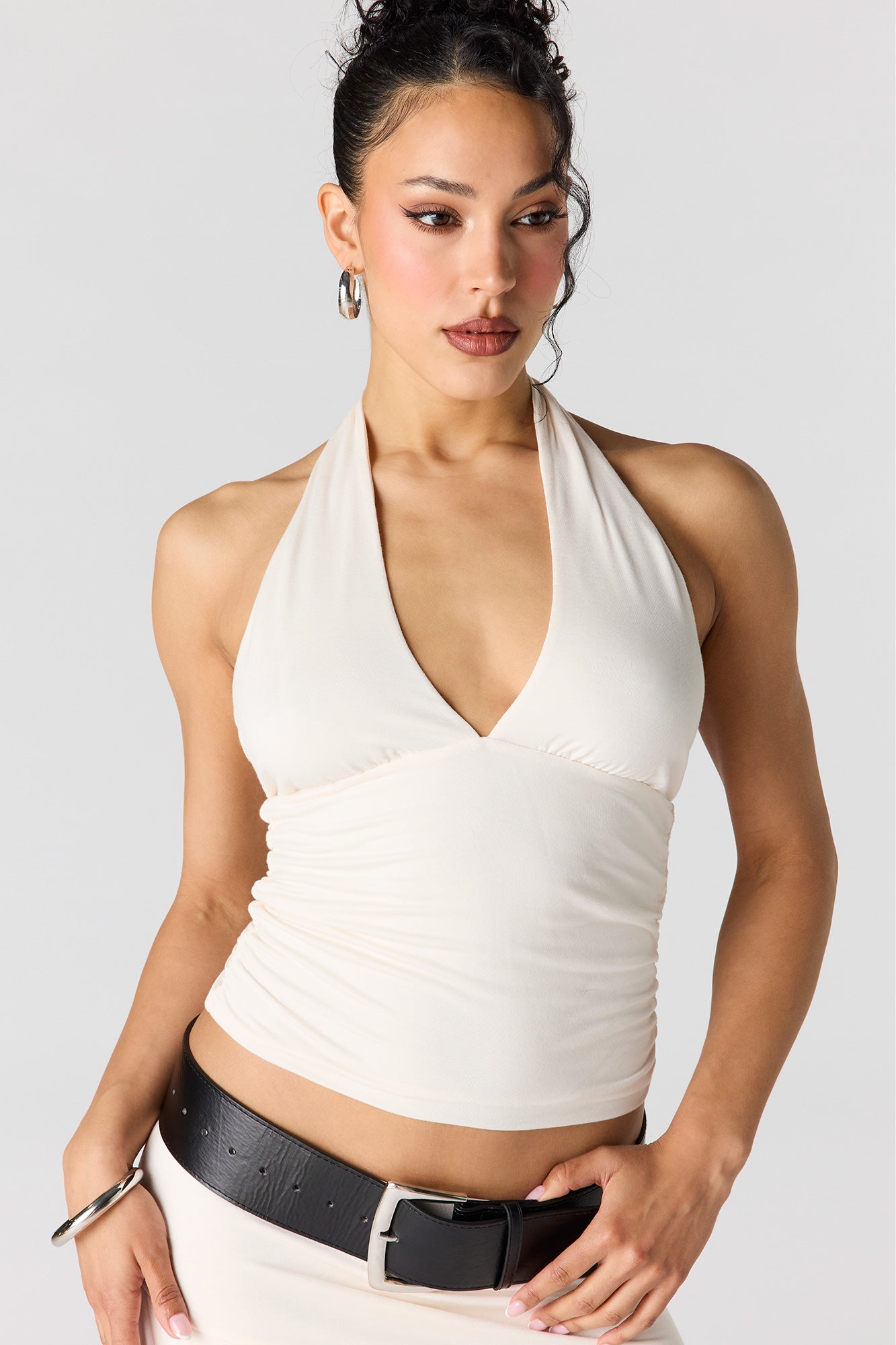 V-Neck Halter Top