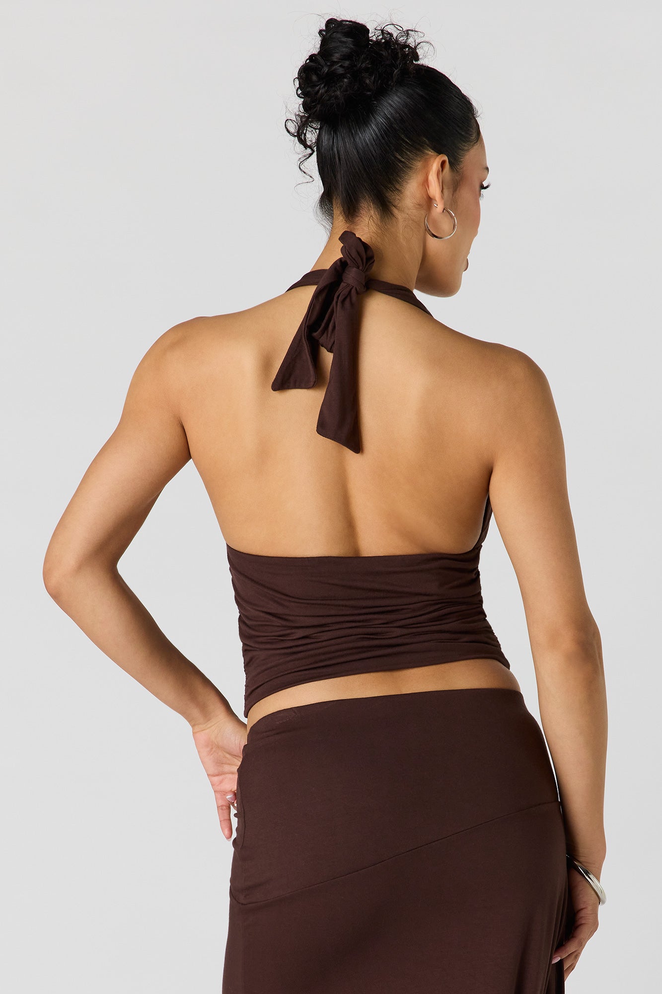 V-Neck Halter Top