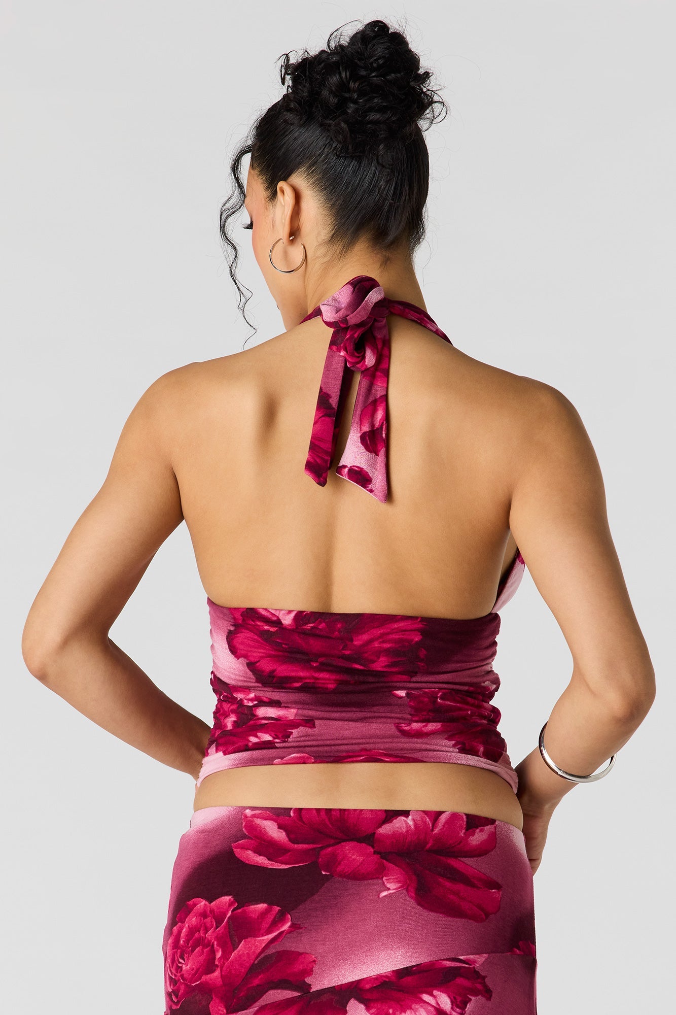 V-Neck Halter Top