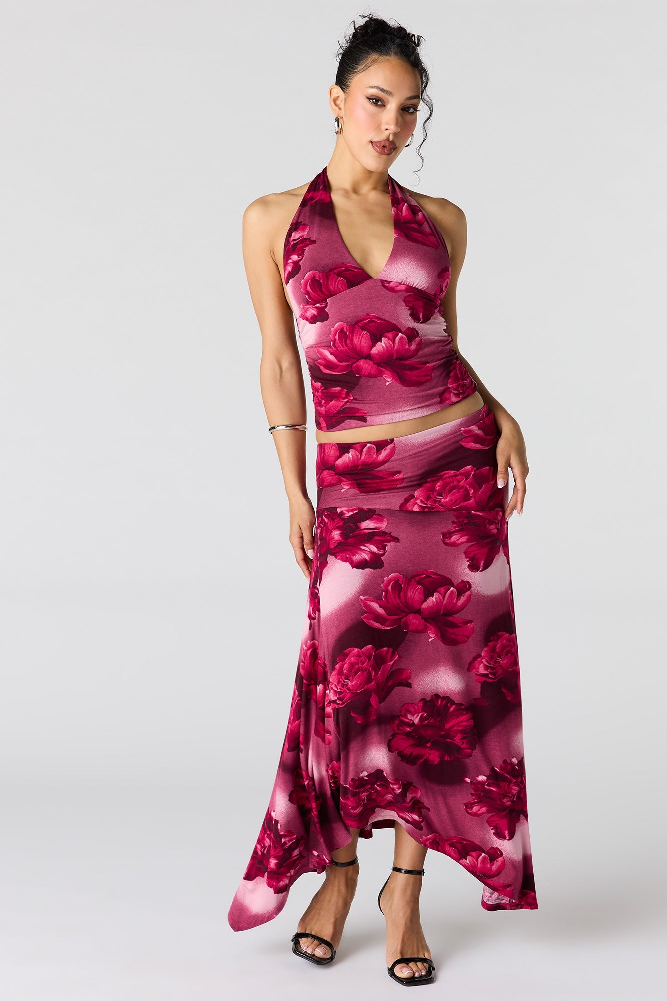 V-Neck Halter Top