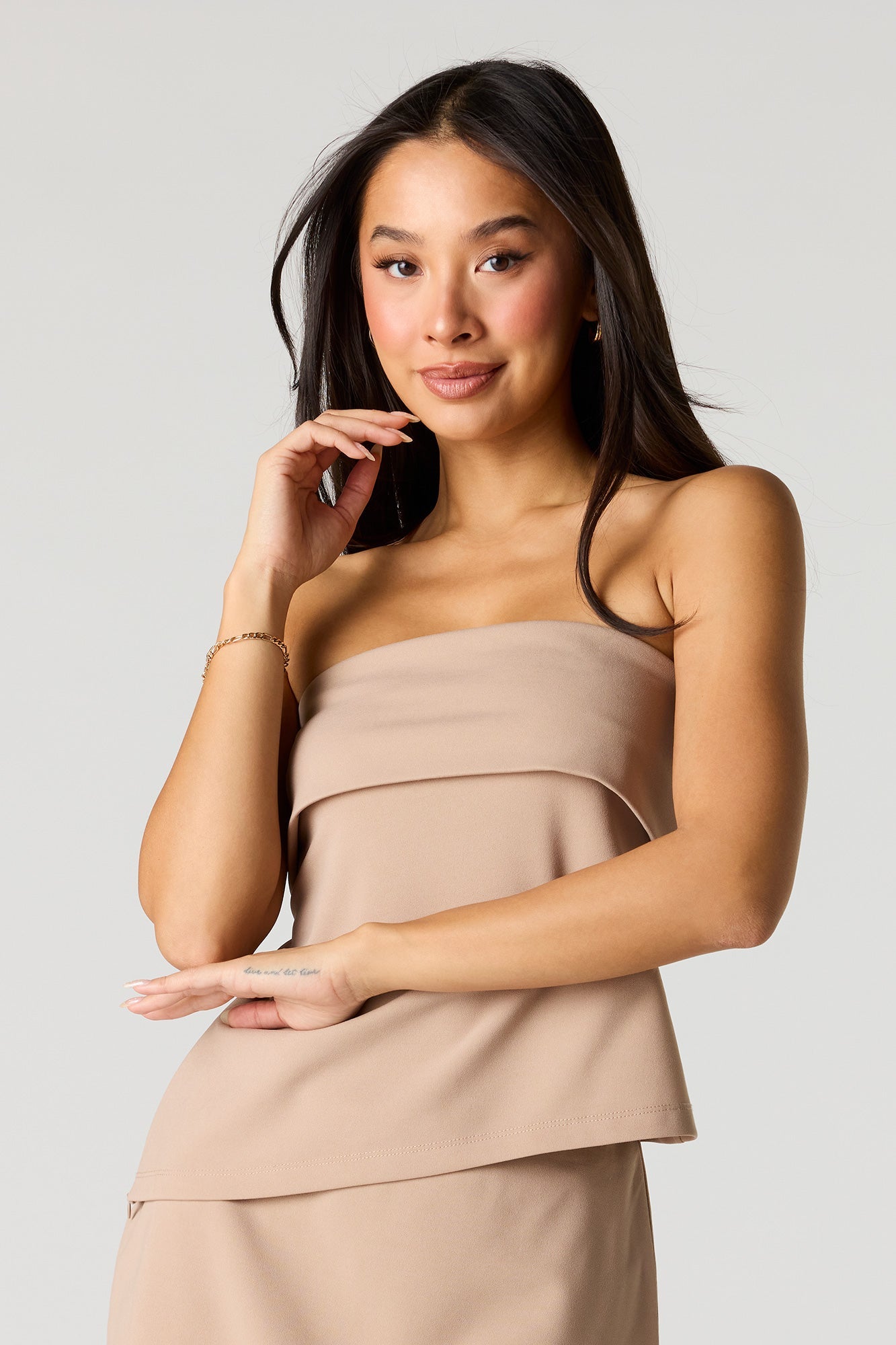 Foldover Tube Top