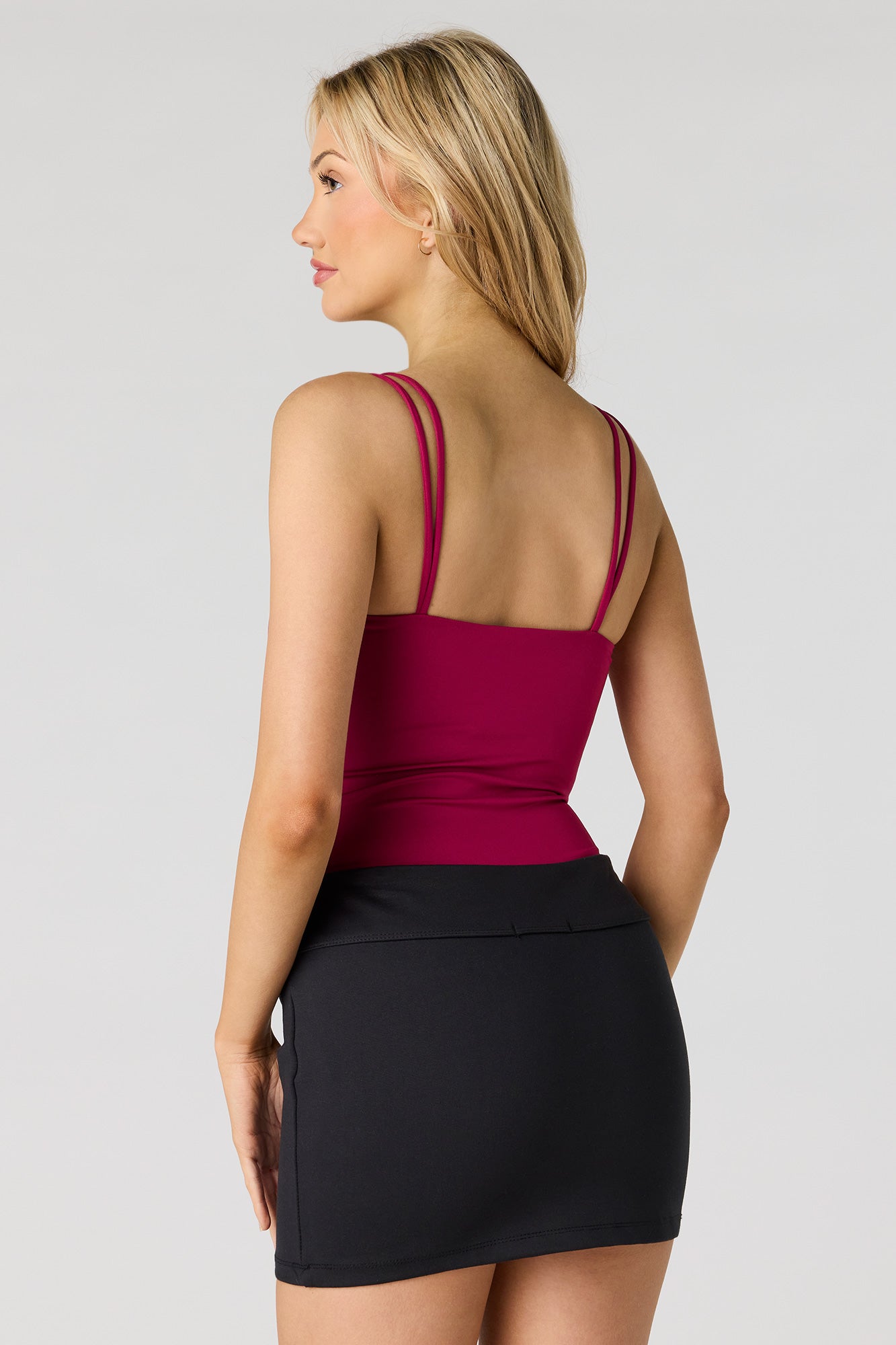 Contour Shell Detail Scoop Neck Bodysuit
