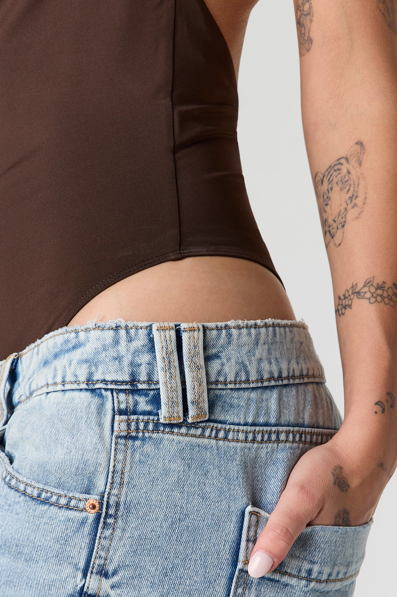 Contour Cowl Halter Bodysuit