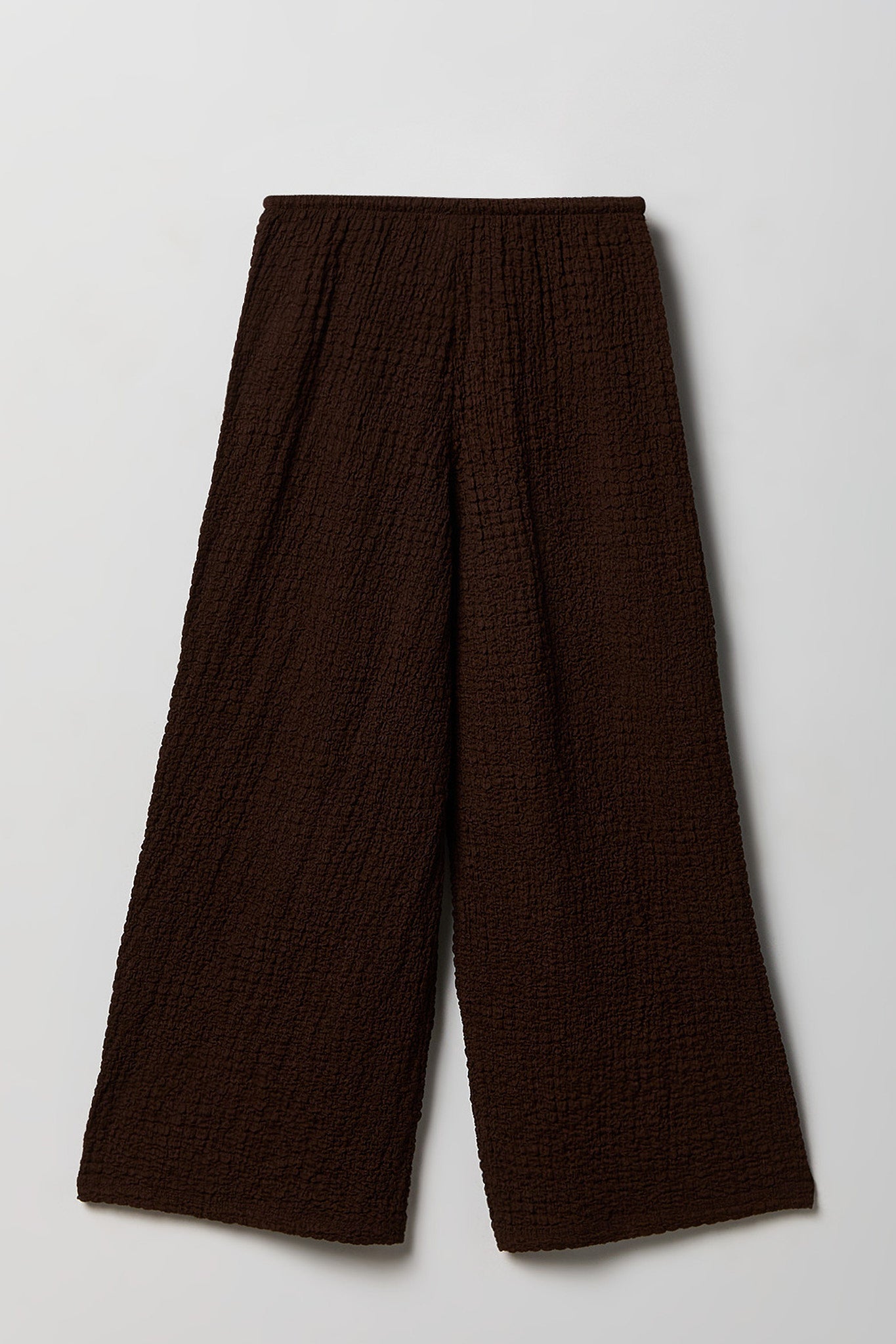 Girls Textured Wide Leg Pant