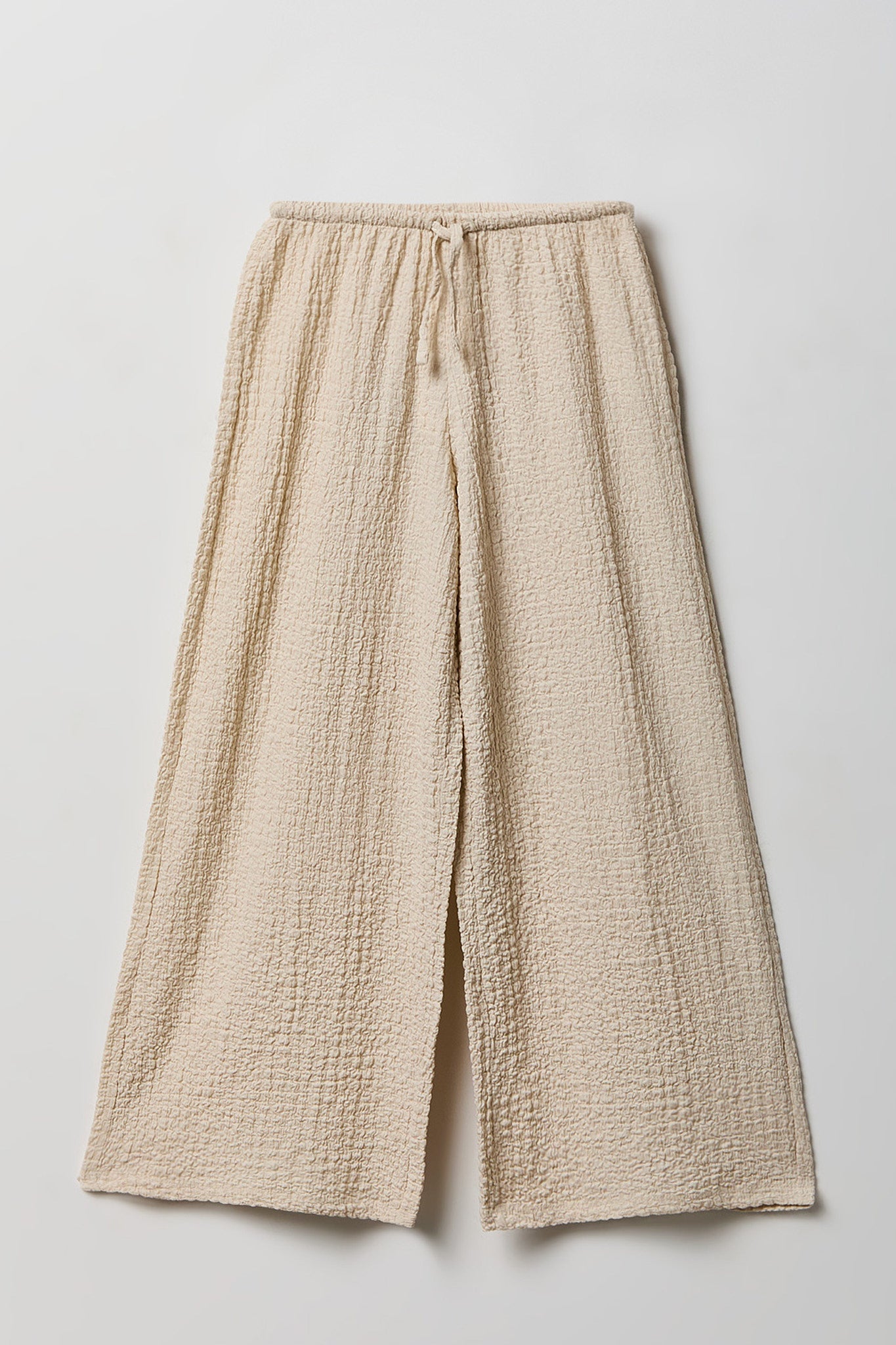 Girls Textured Wide Leg Pant