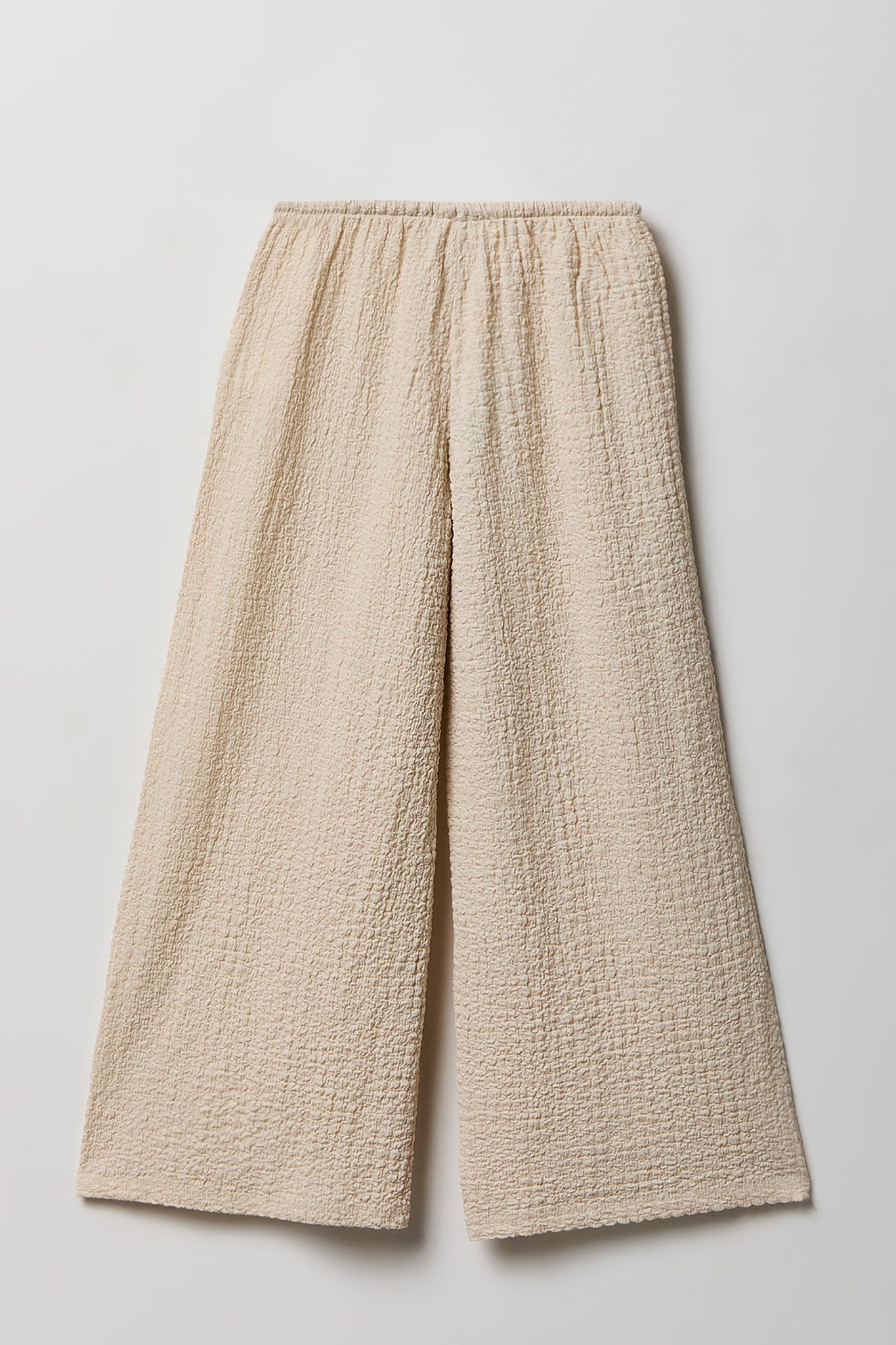 Girls Textured Wide Leg Pant