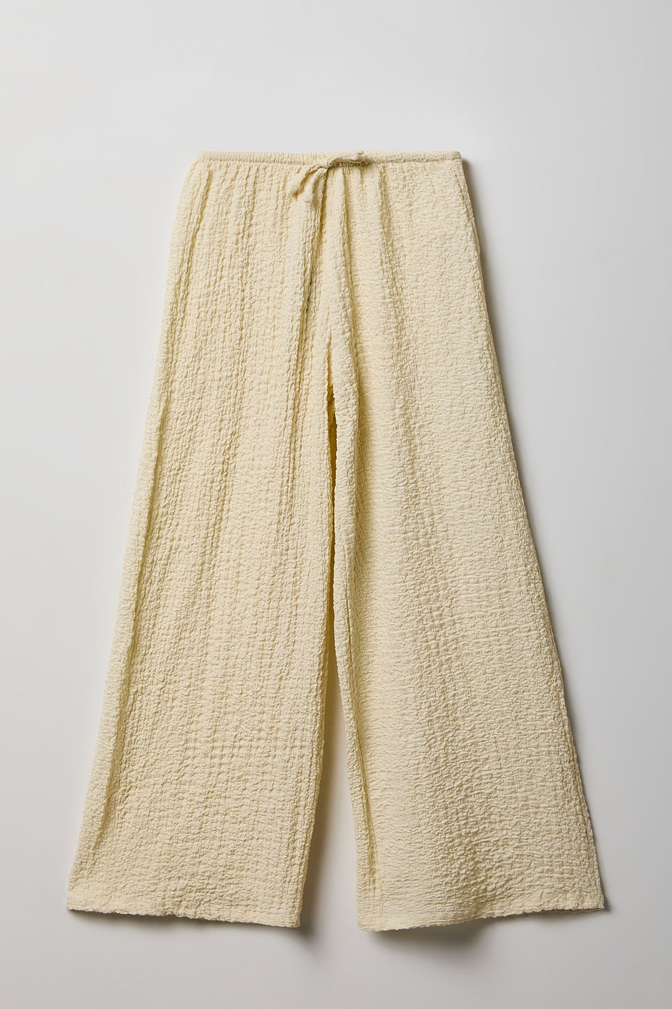 Girls Textured Wide Leg Pant