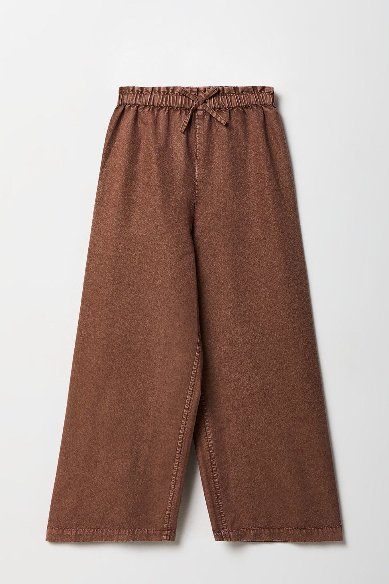 Girls Wide Leg Paperbag Jean