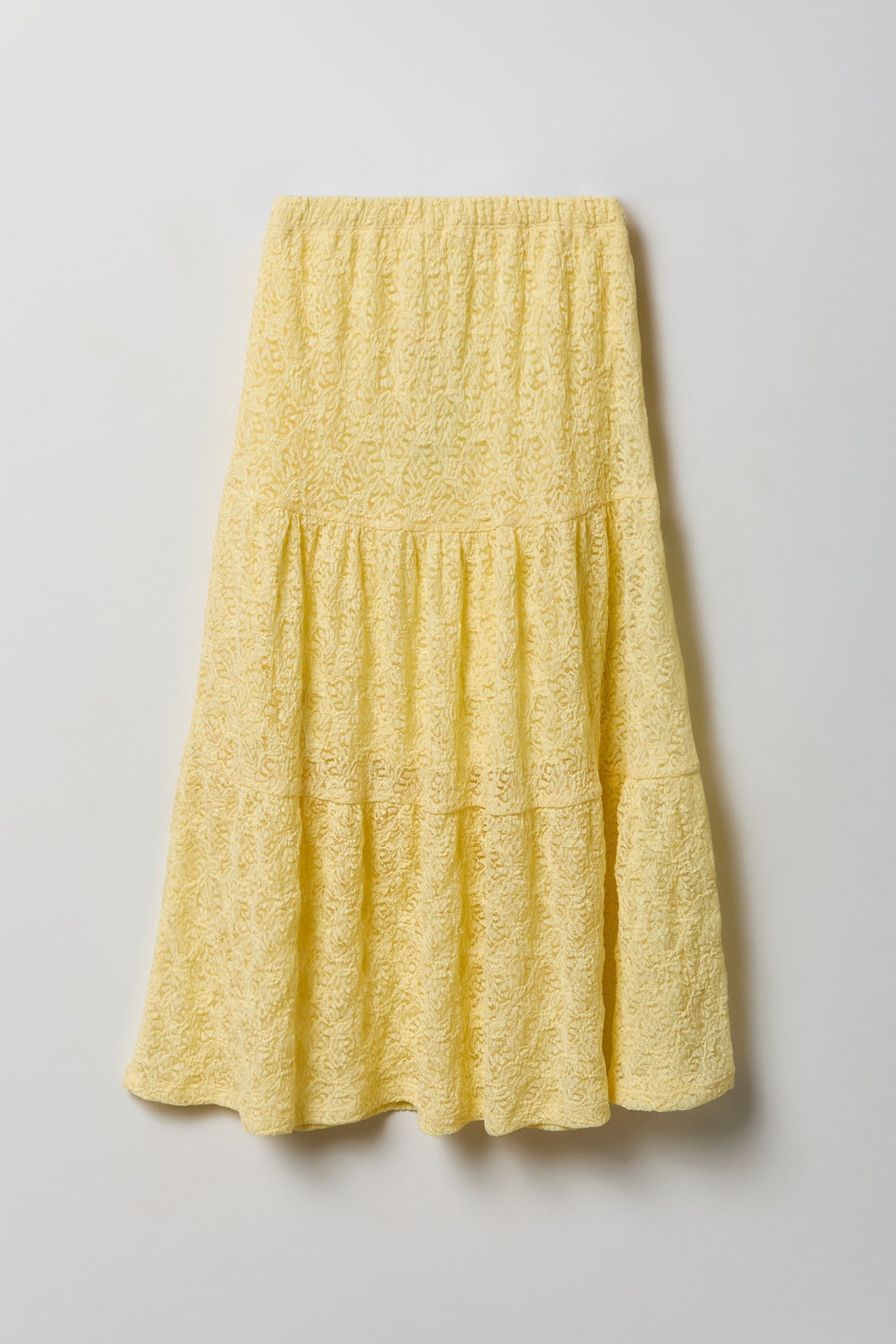 Girls Lace Tiered Maxi Skirt