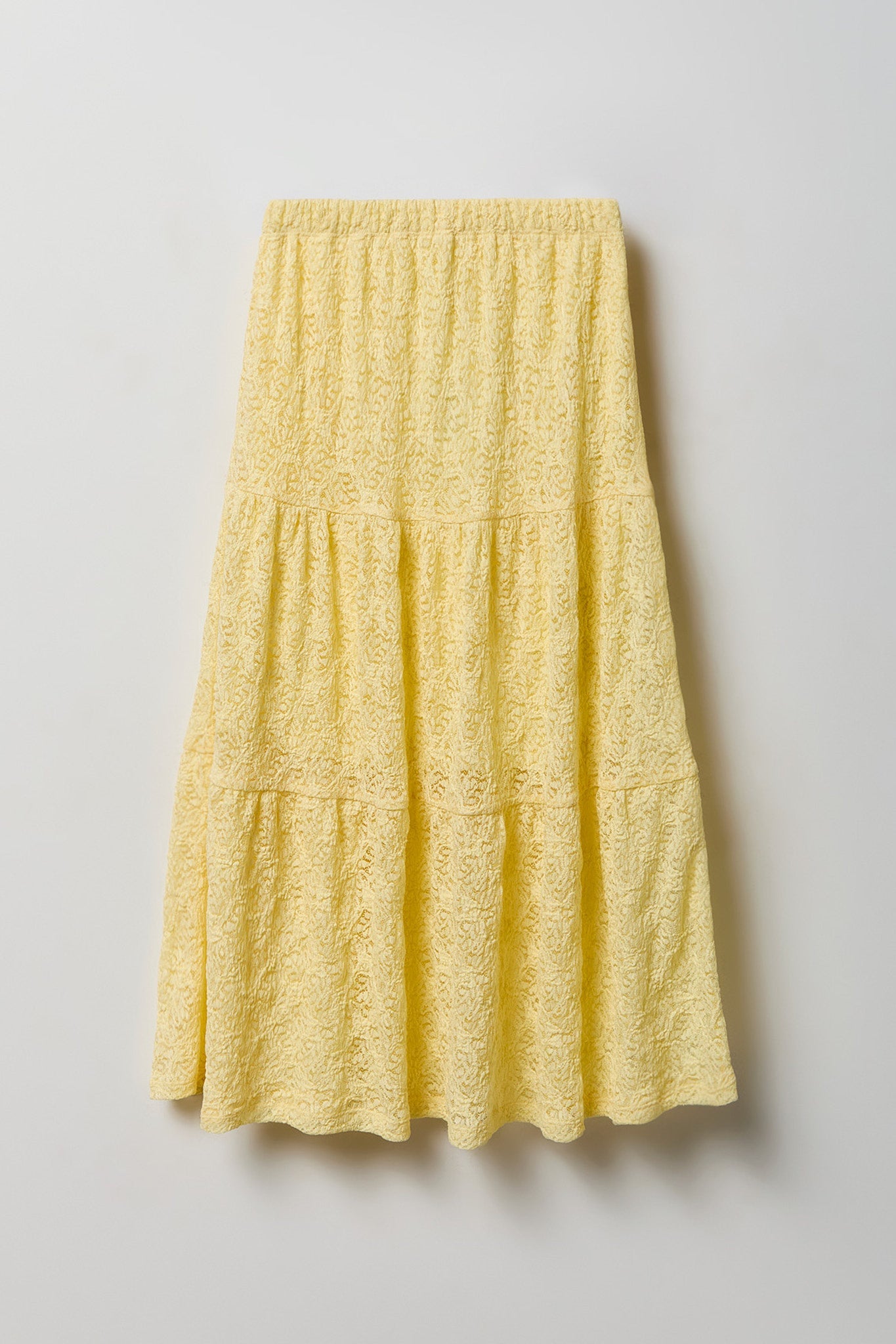Girls Lace Tiered Maxi Skirt