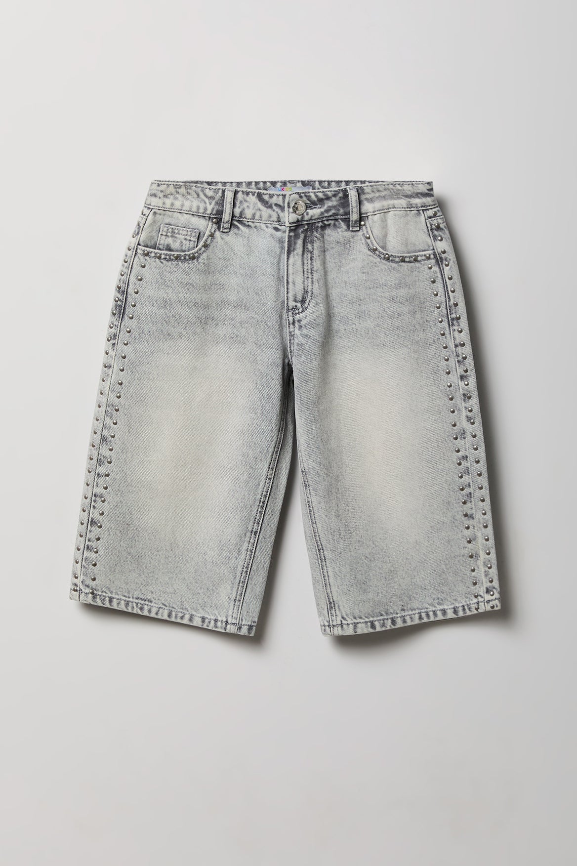 Girls Studded Low Rise Jort