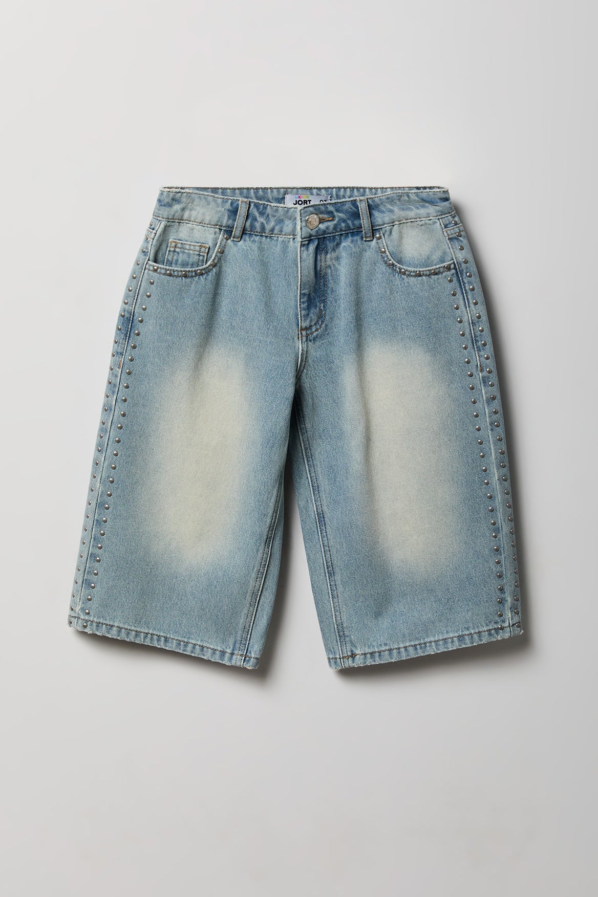 Girls Studded Low Rise Jort