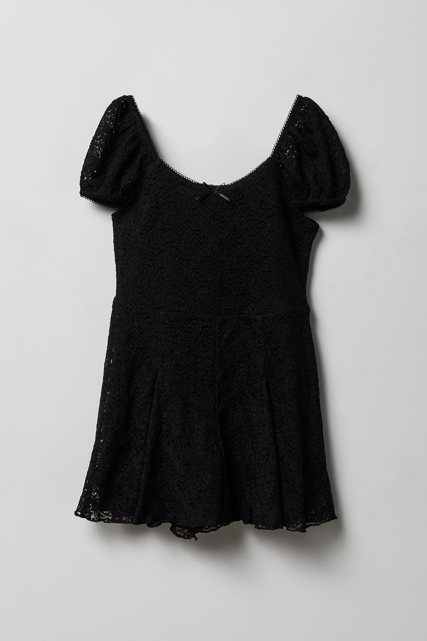 Girls Lace Romper Dress
