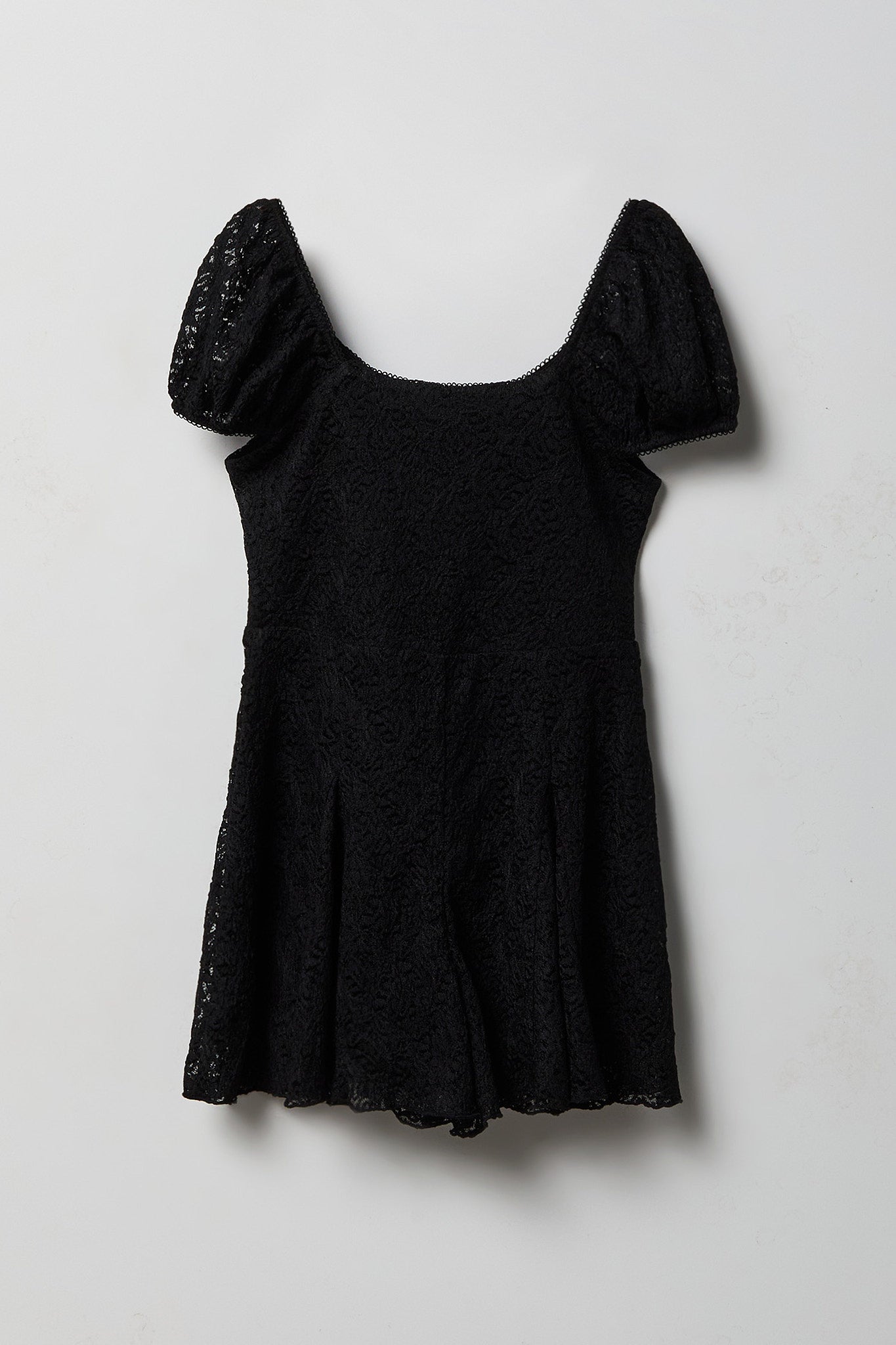 Girls Lace Romper Dress