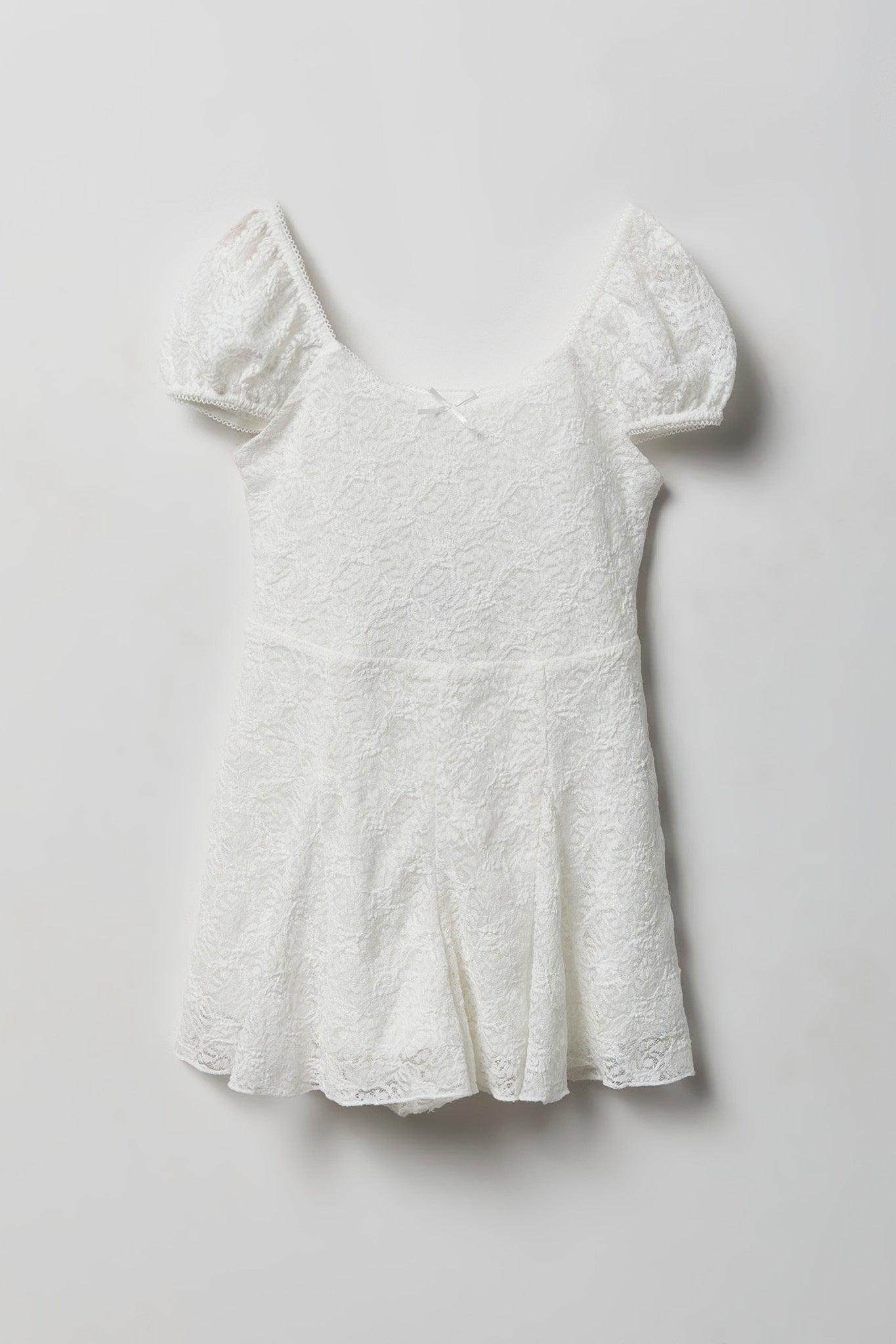 Girls Lace Romper Dress