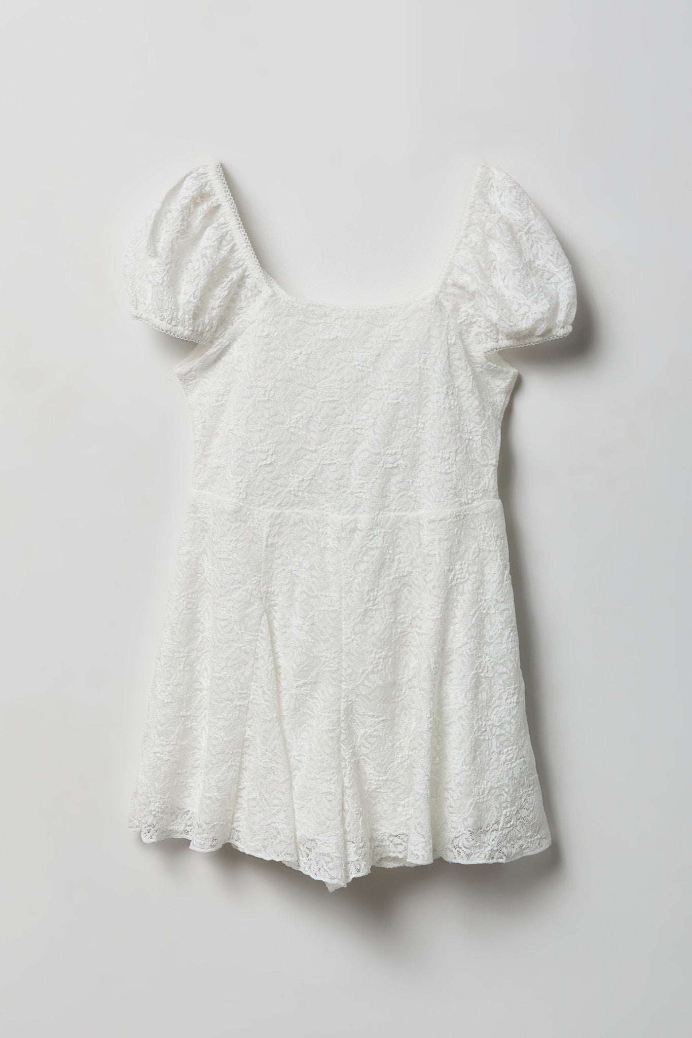 Girls Lace Romper Dress