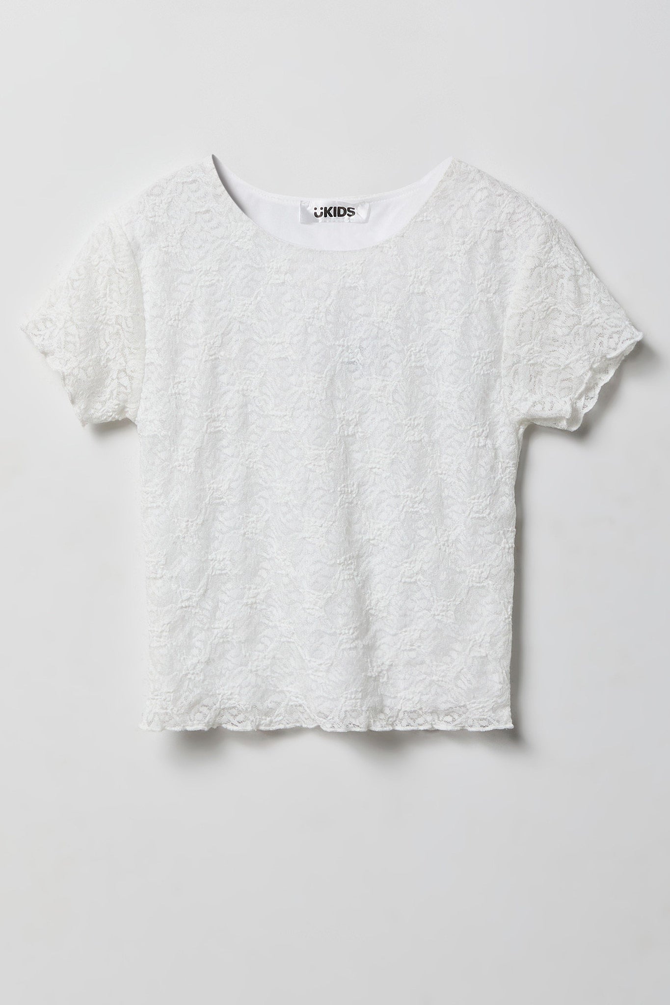 Girls Lace Tee & Skort Set