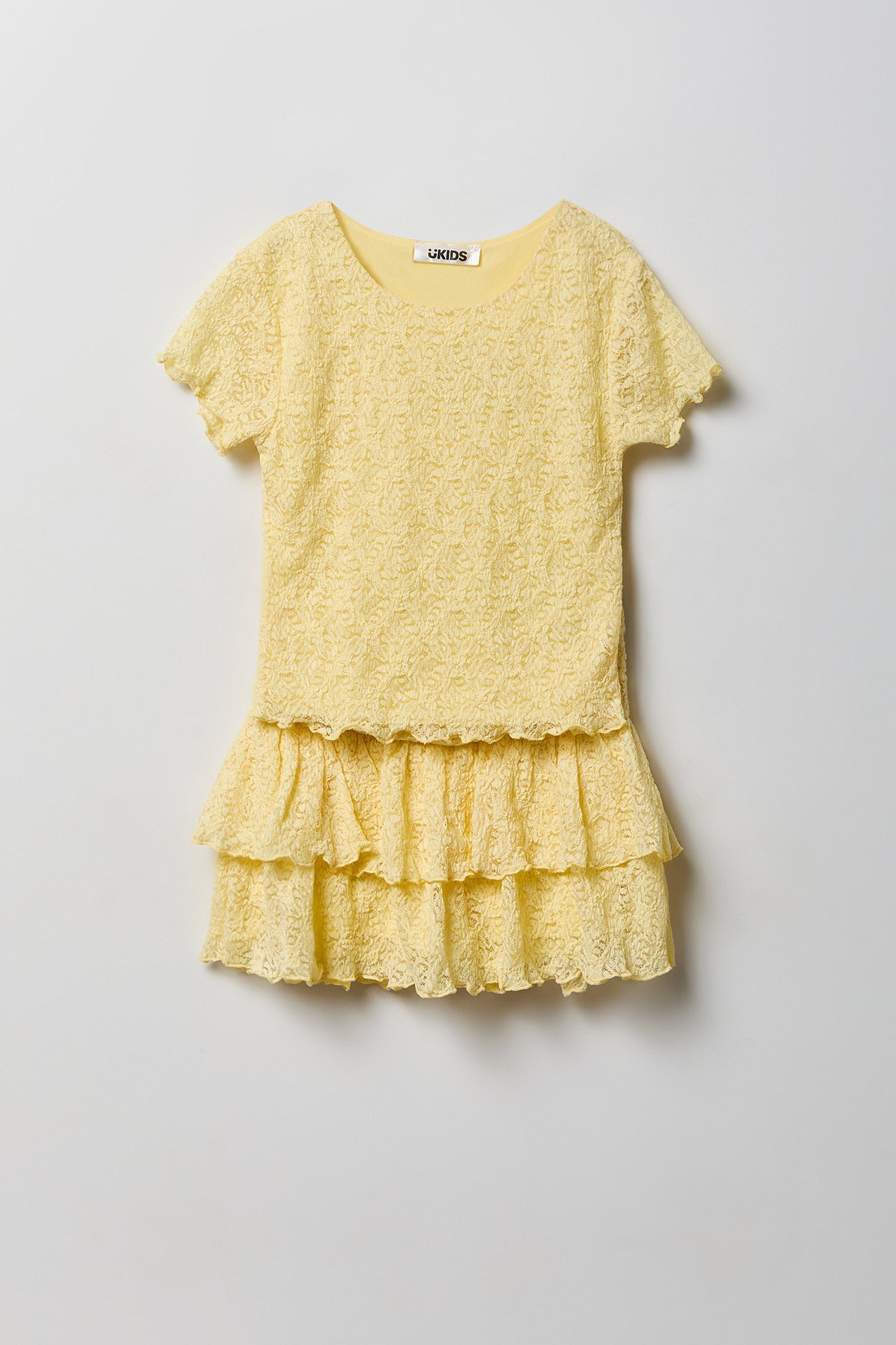 Girls Lace Tee & Skort Set