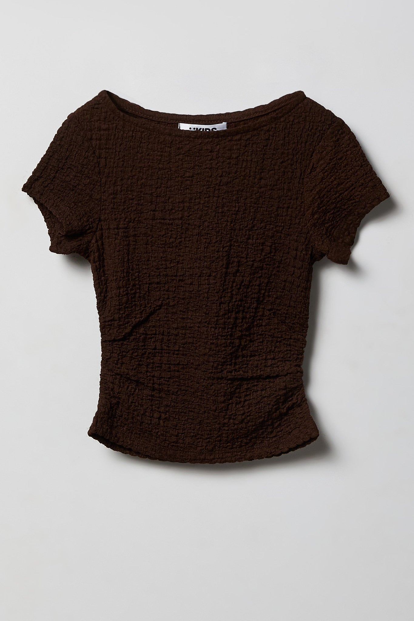 Girls Textured Top & Pant Set