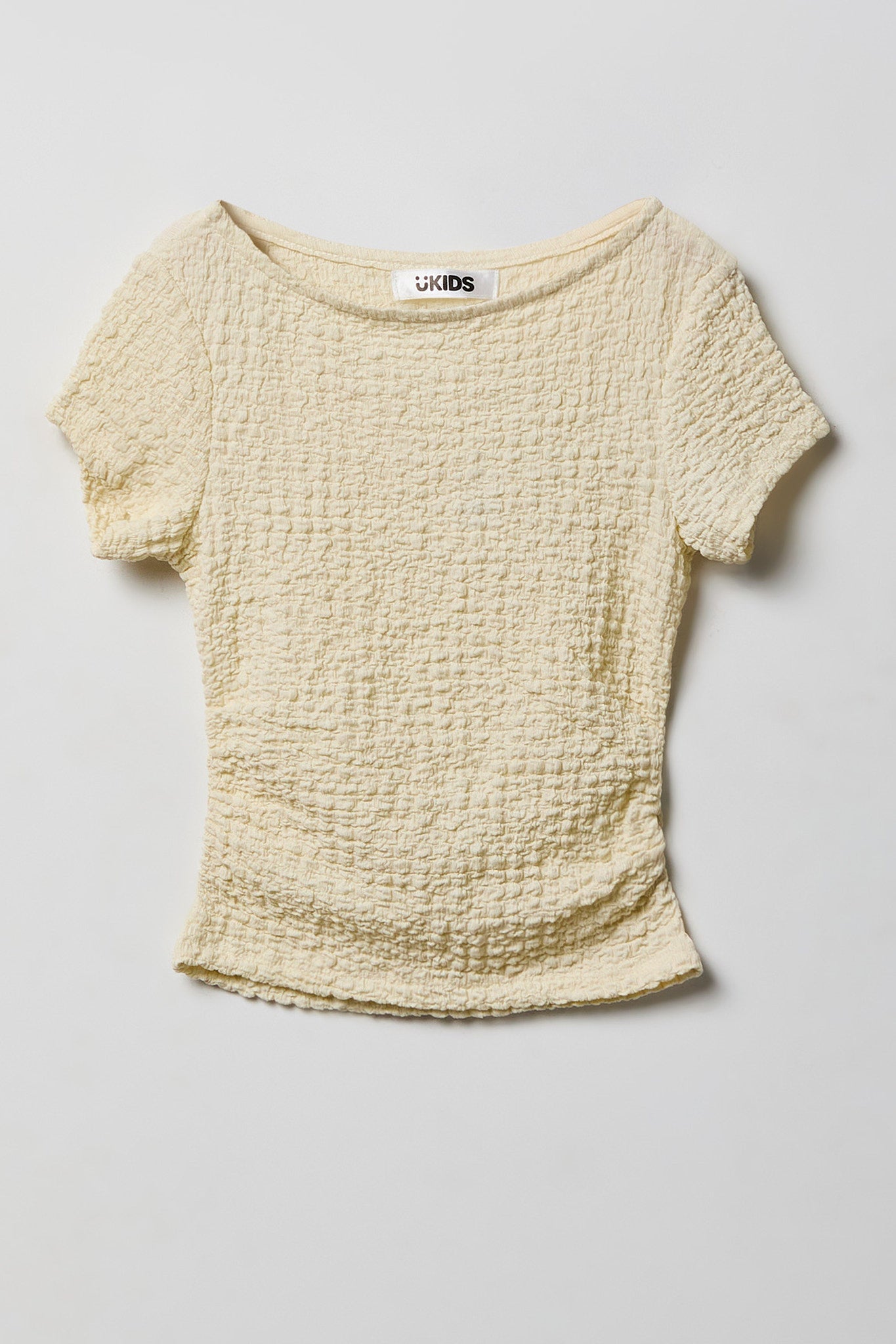 Girls Textured Top & Pant Set
