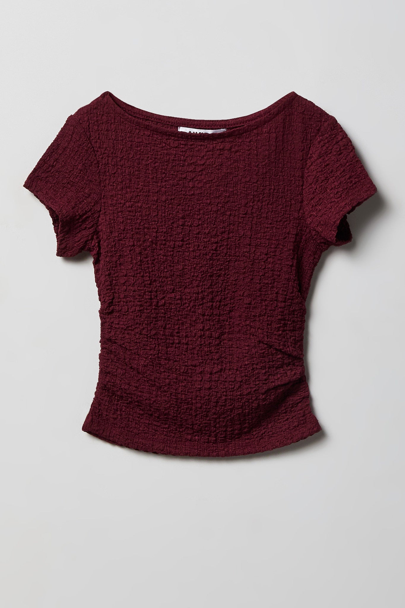 Girls Textured Top & Pant Set