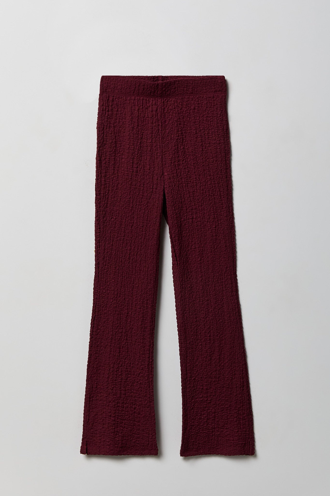 Girls Textured Top & Pant Set
