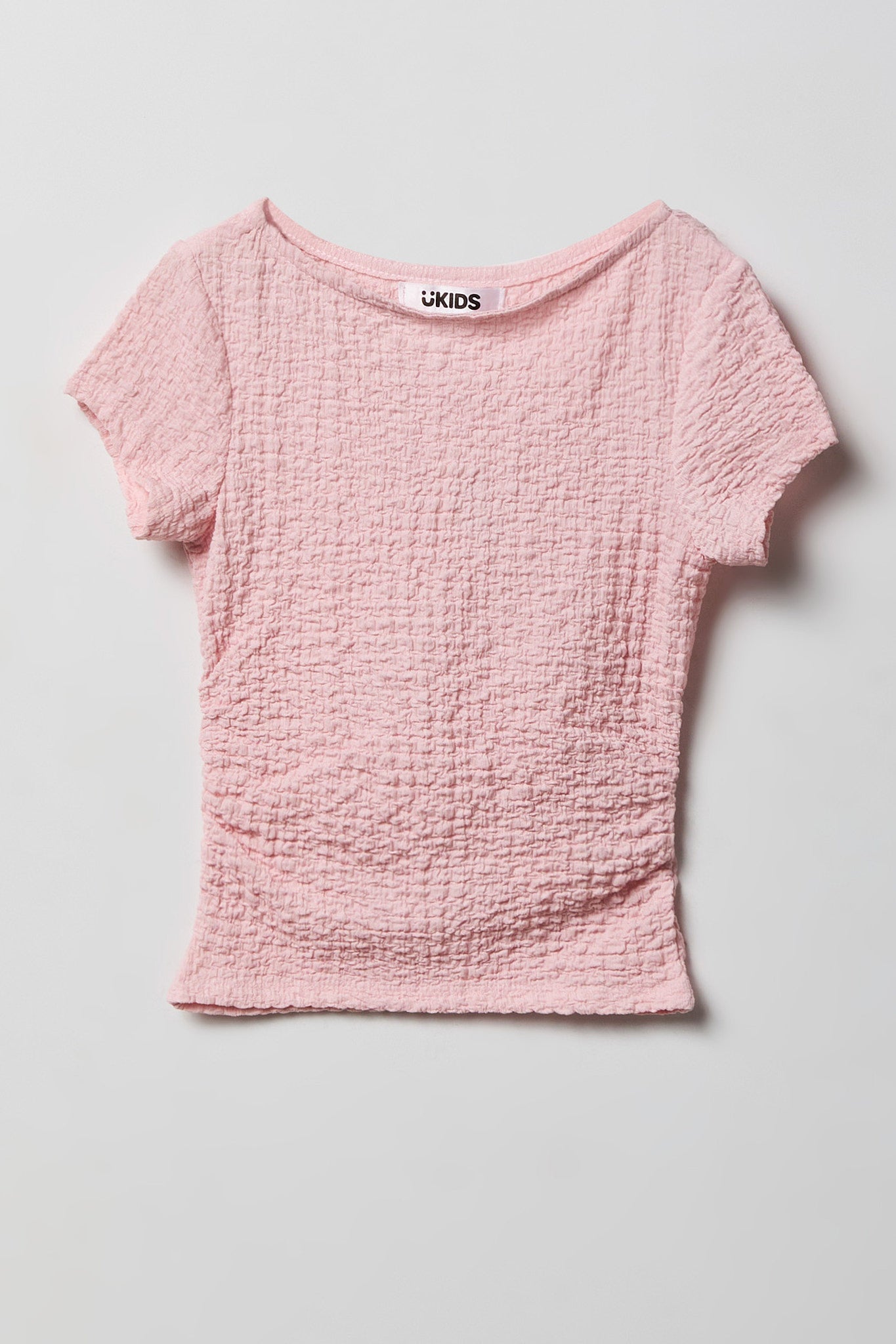 Girls Textured Top & Pant Set