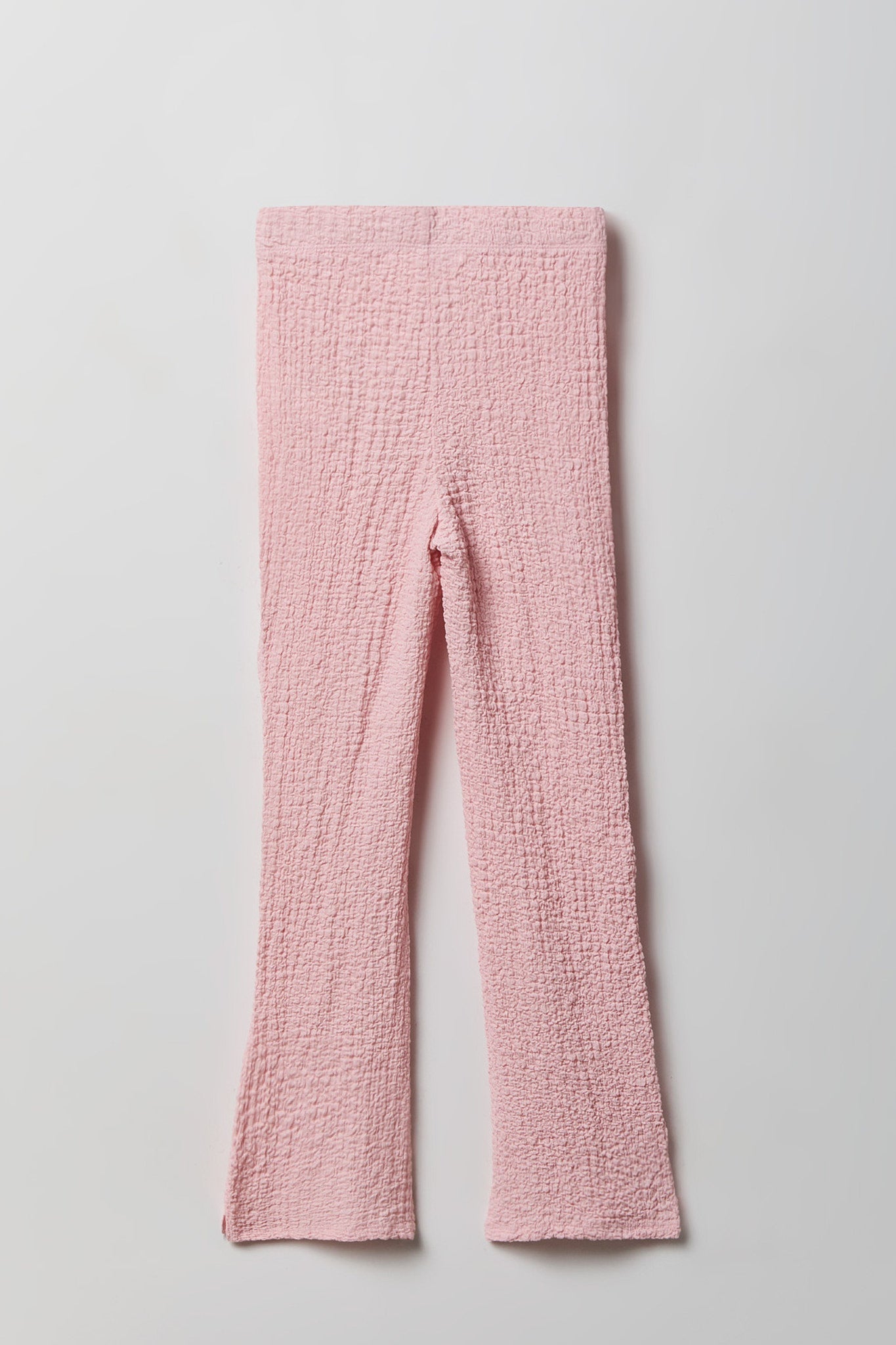 Girls Textured Top & Pant Set