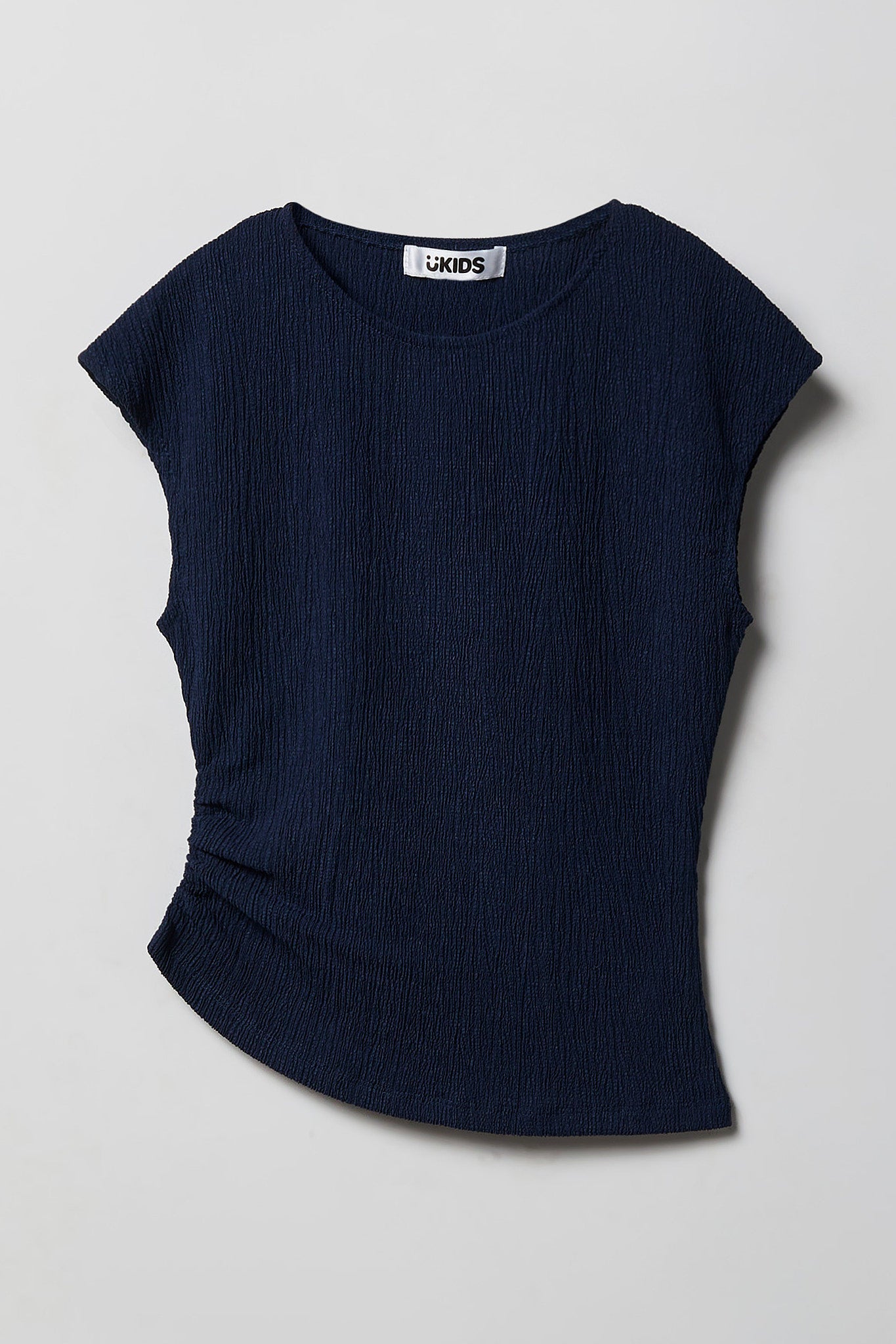 Girls Textured Top & Pant Set