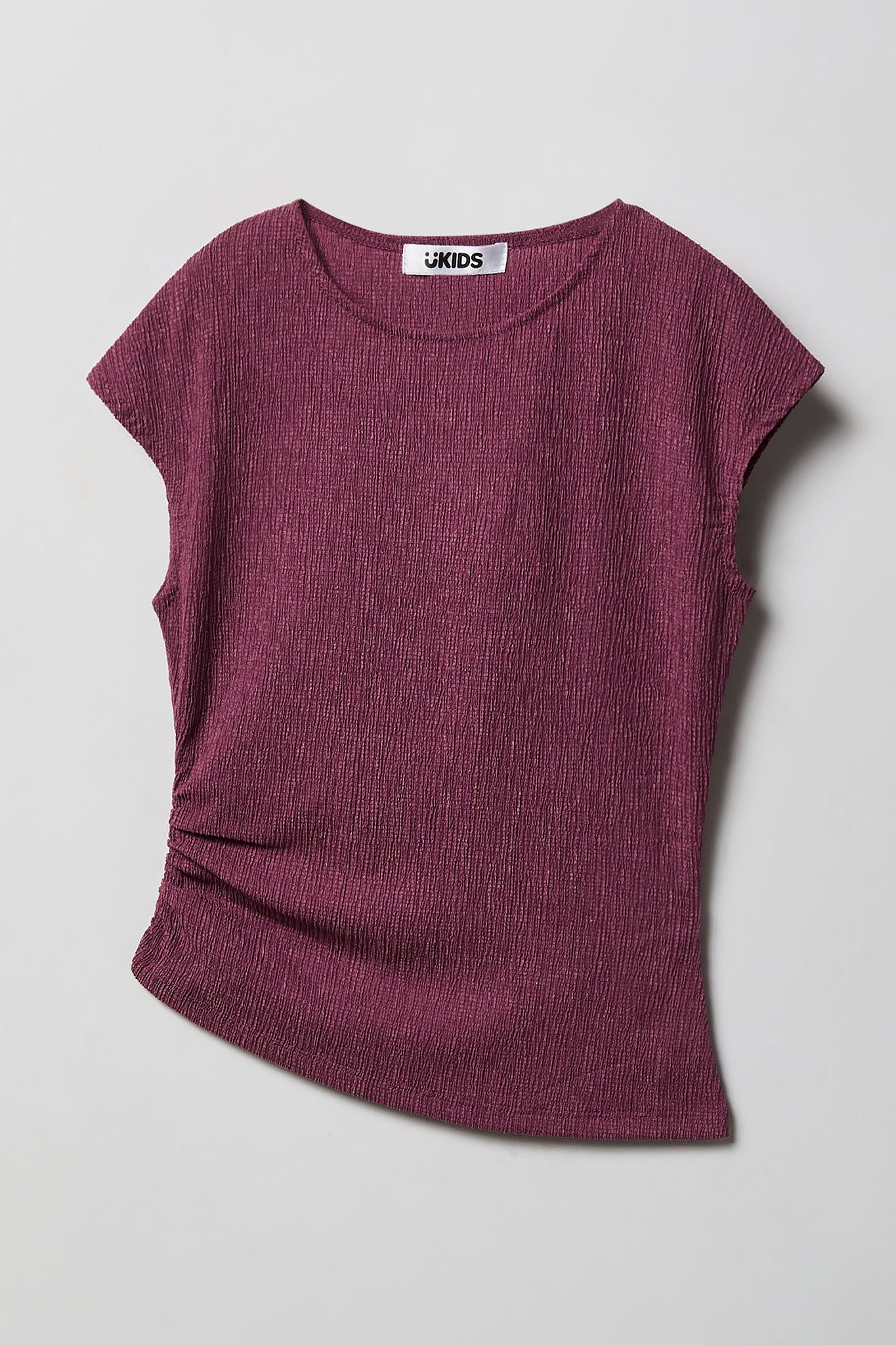 Girls Textured Top & Pant Set