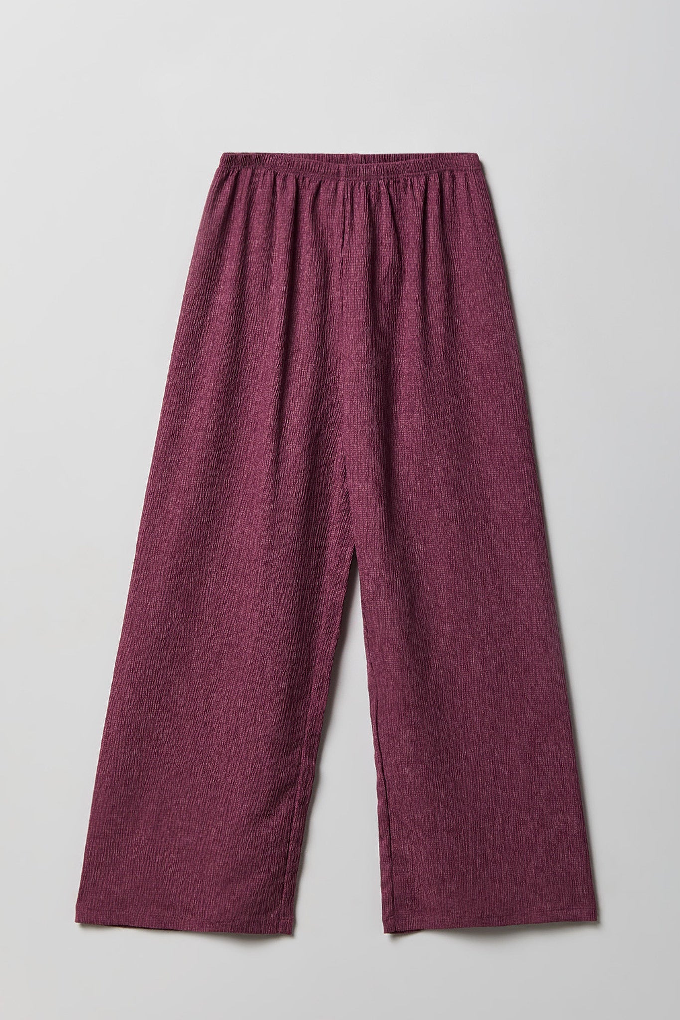Girls Textured Top & Pant Set