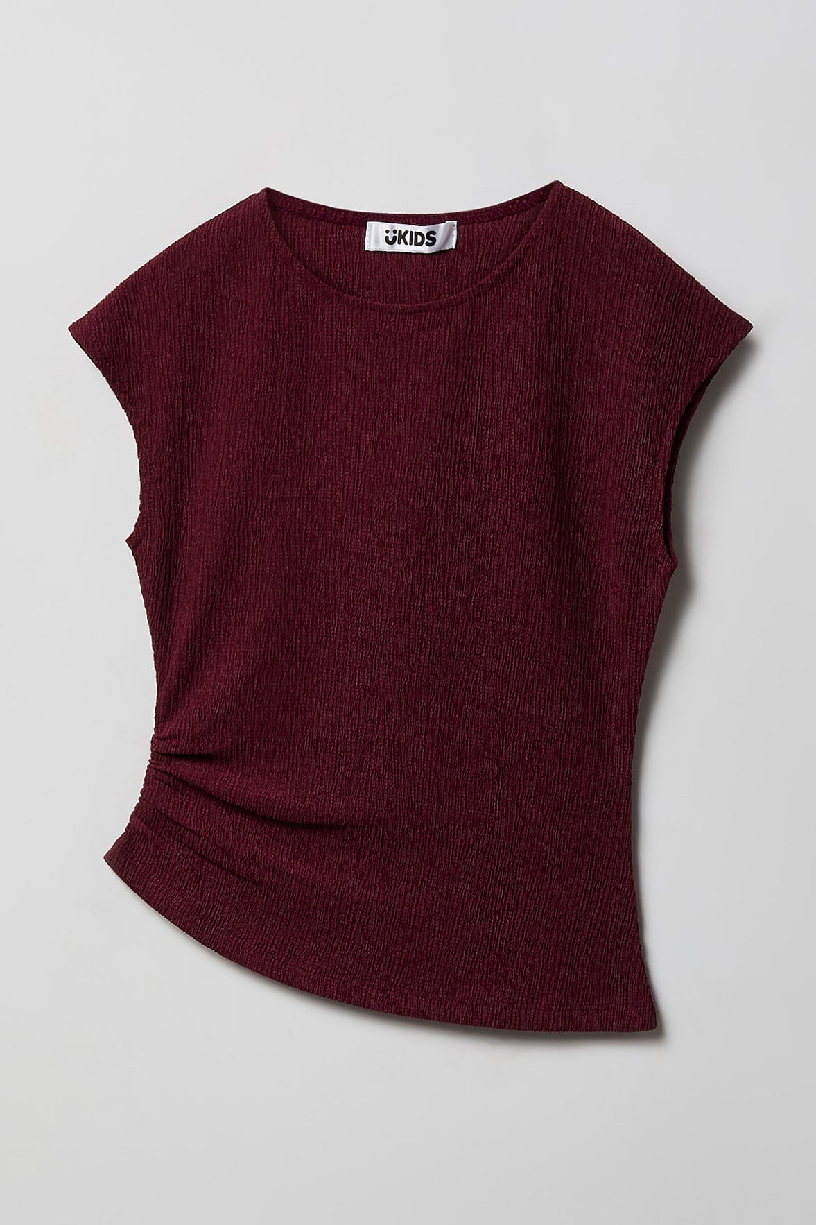 Girls Textured Top & Pant Set
