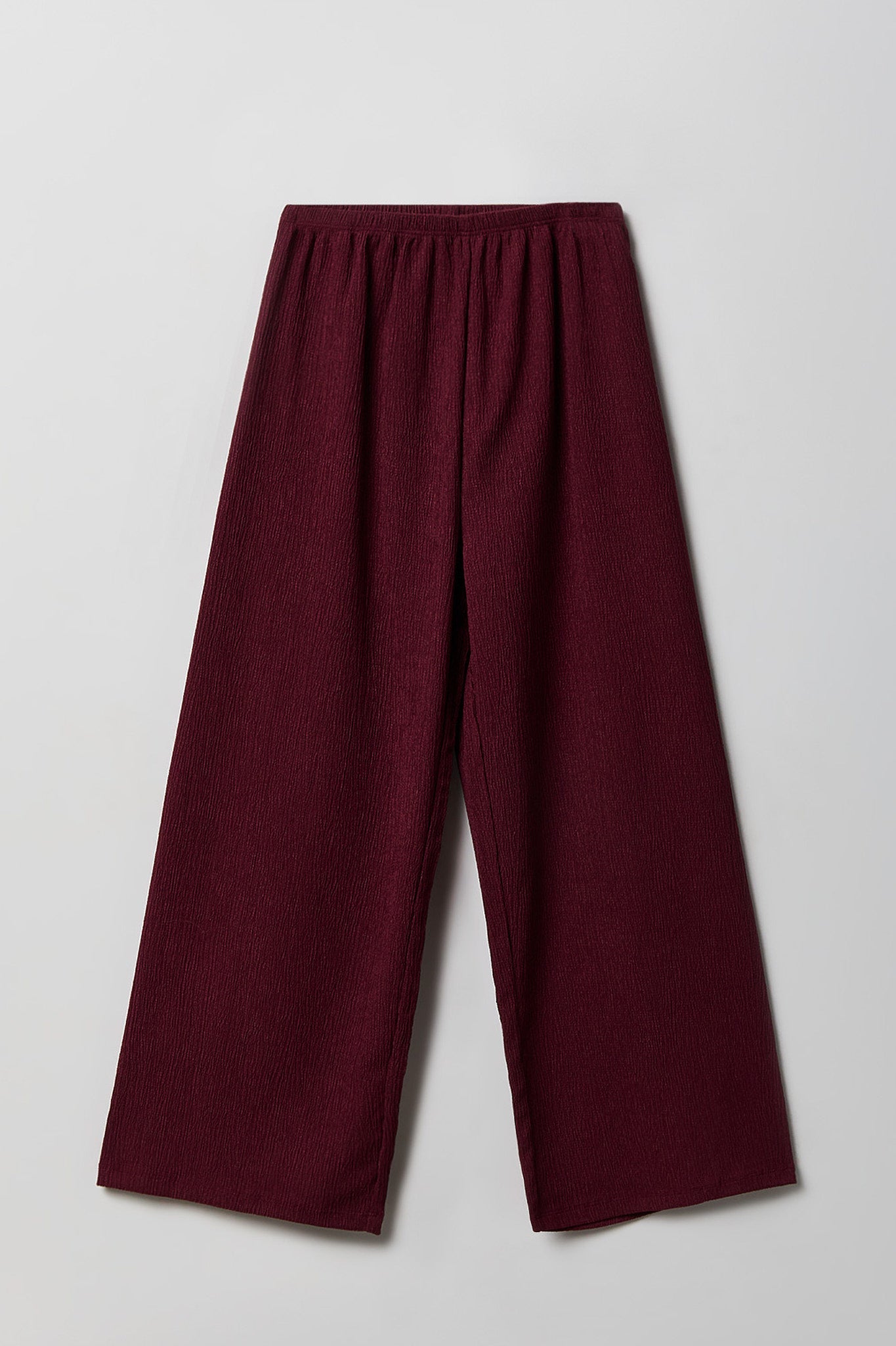 Girls Textured Top & Pant Set