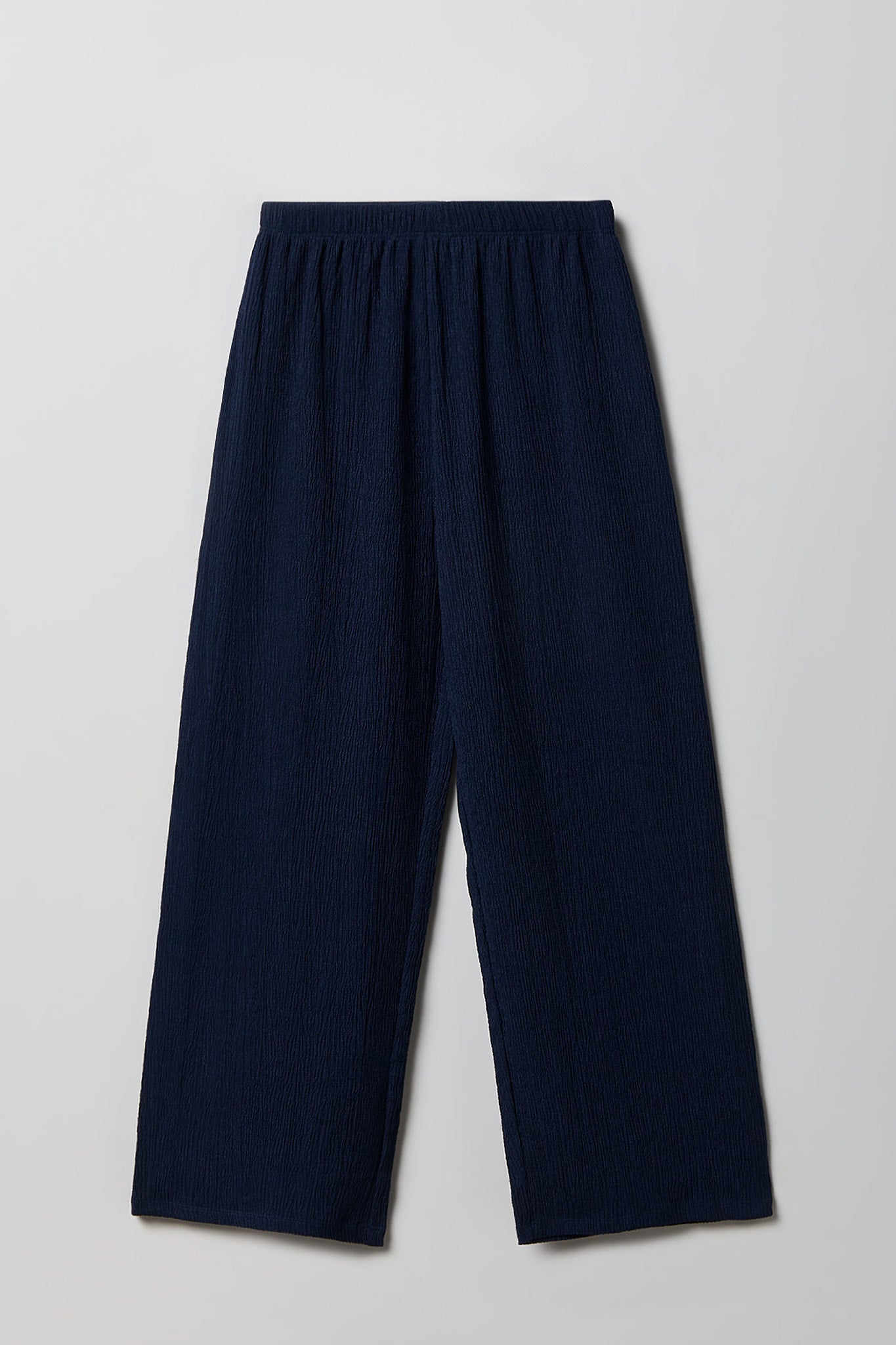 Girls Textured Side Tie Top & Pant Set