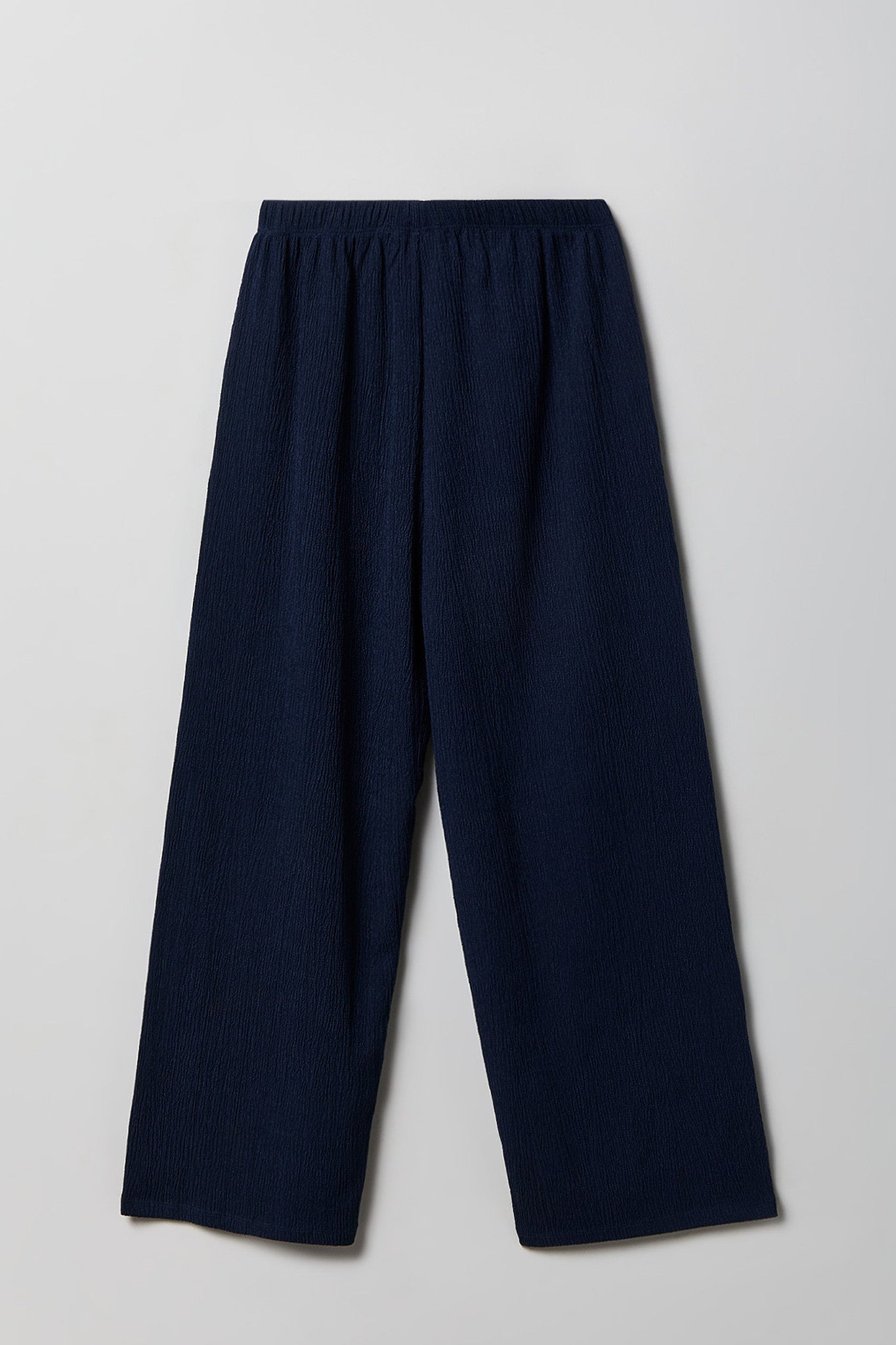 Girls Textured Side Tie Top & Pant Set