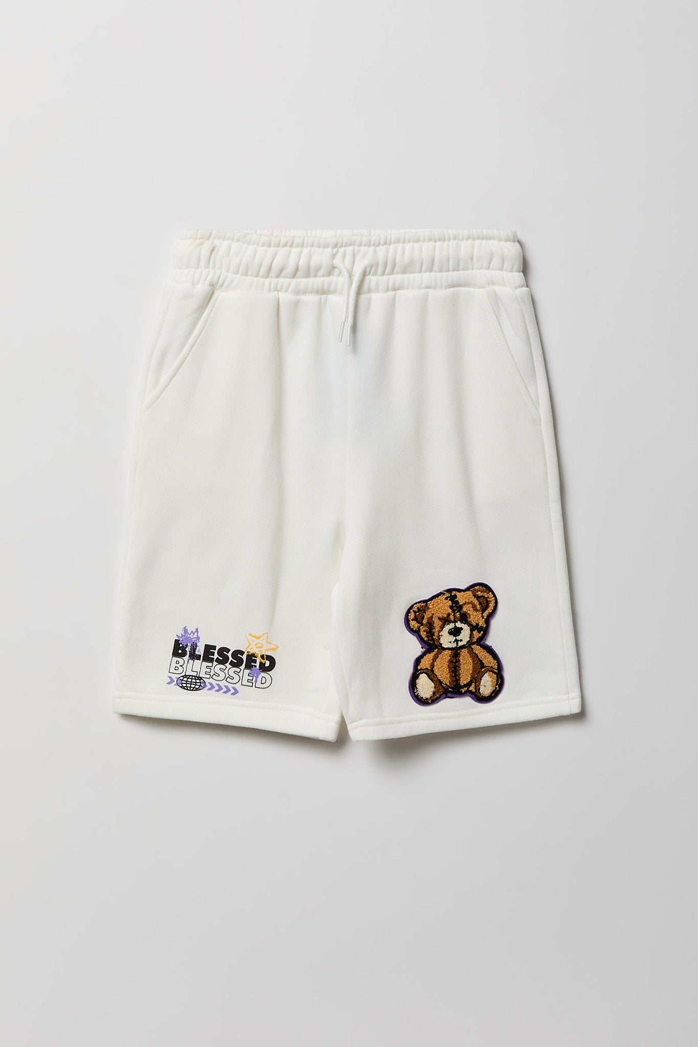 Boys Graphic Fleece Short
