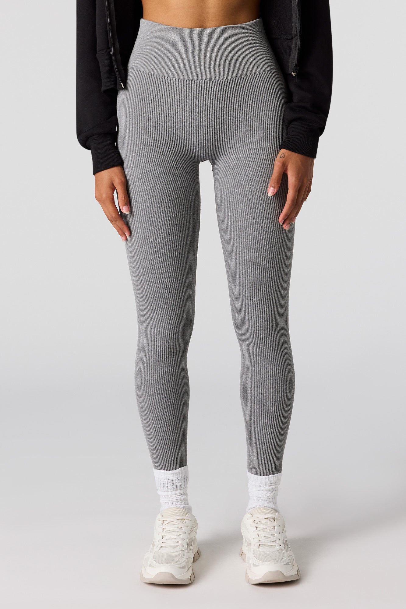 Seamless High-Rise Ribbed Legging